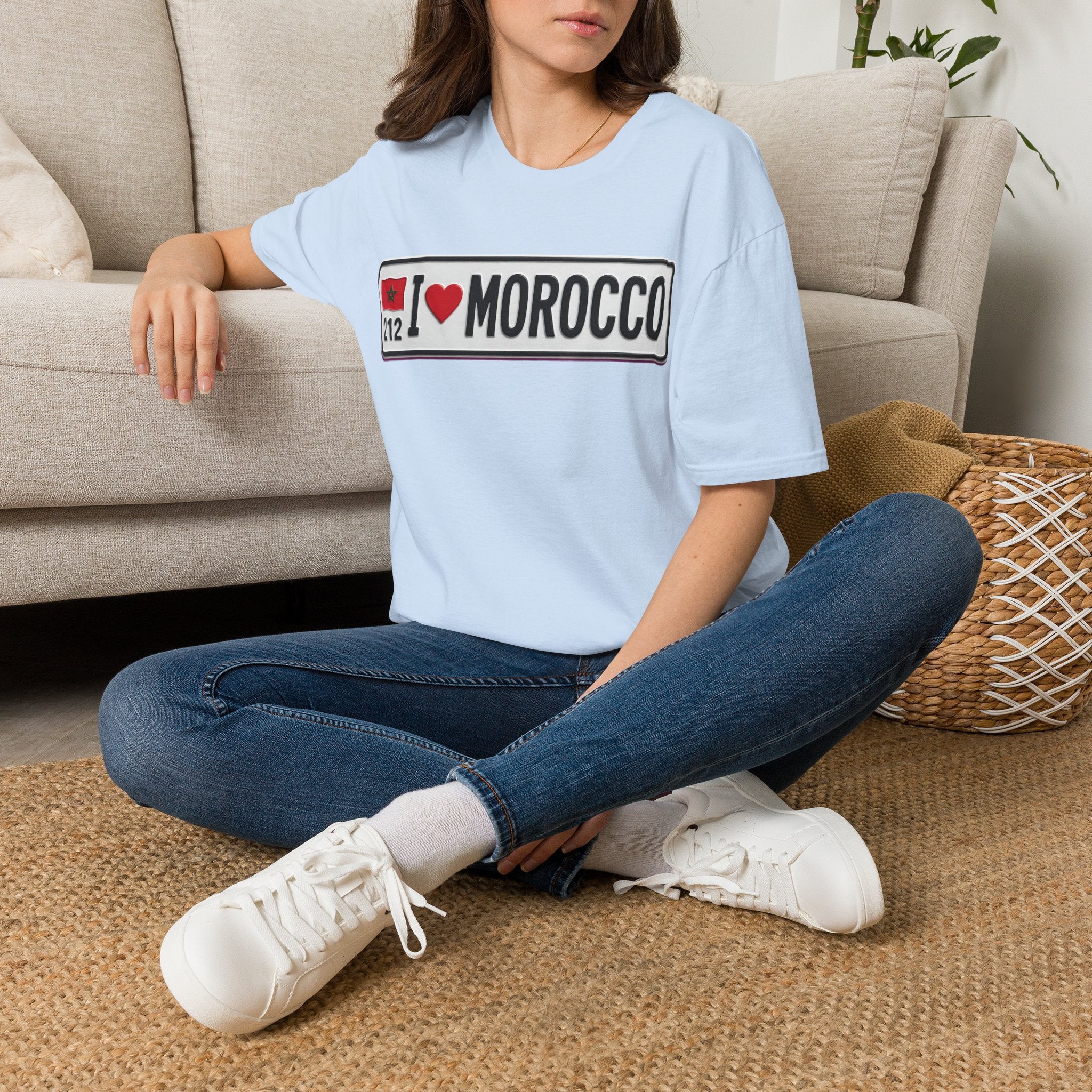 I  Morocco T-Shirt — Passport Plate Travel Tee