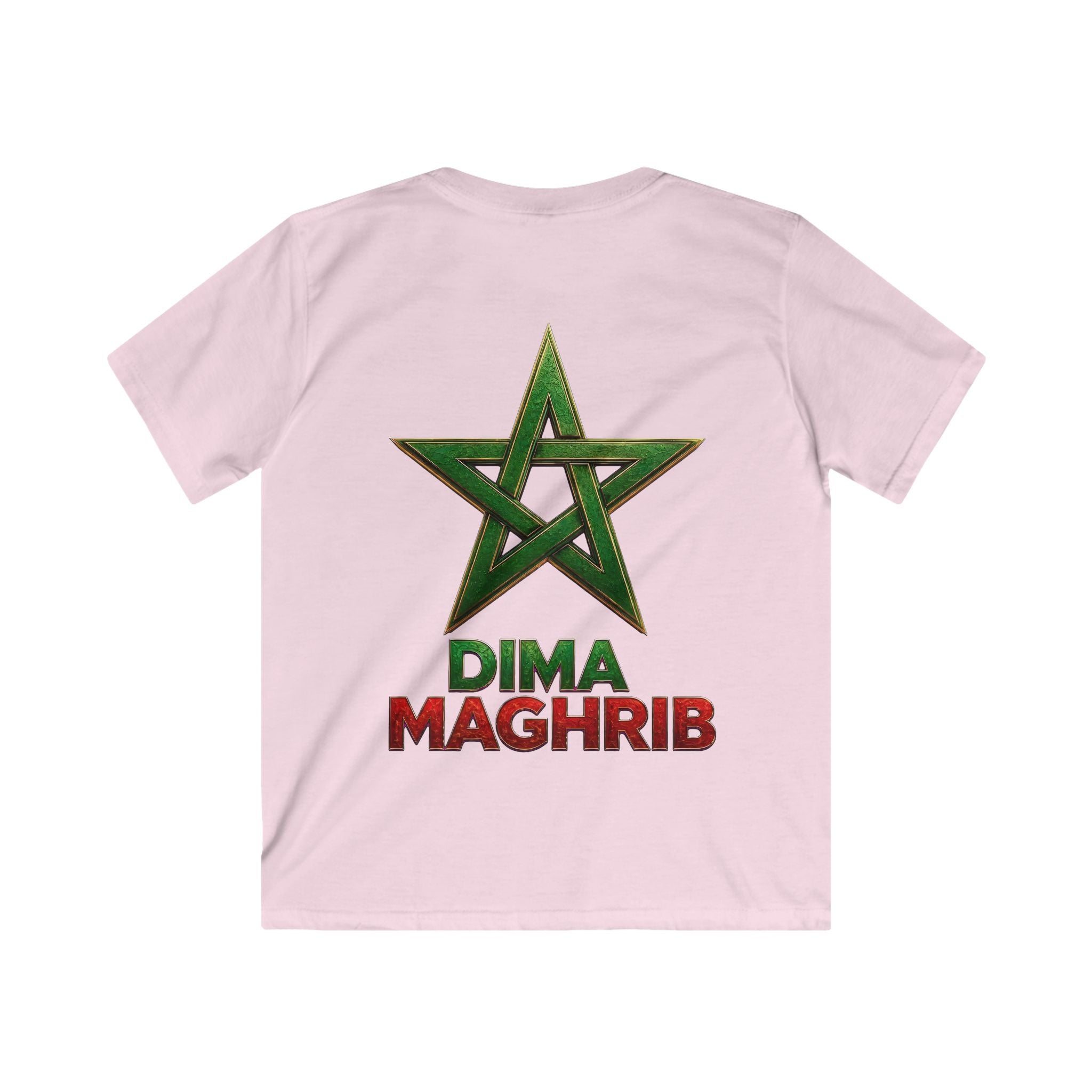 Kids Tee — Moroccan Star Crest “Dima Maghrib” Youth T‑Shirt