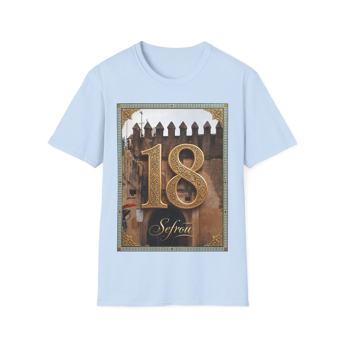 18th Birthday Tee — Elegant Gold Number Birthday T-Shirt - LUMÏA