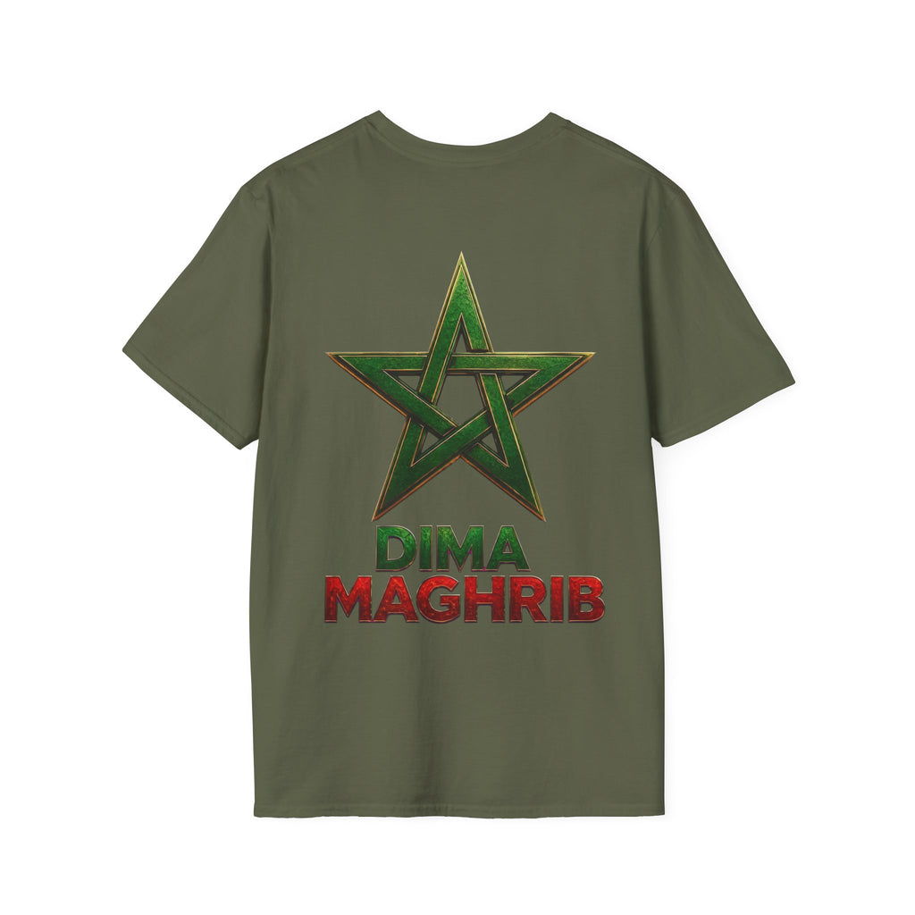 Moroccan Royal Crest Chest Logo T‑Shirt