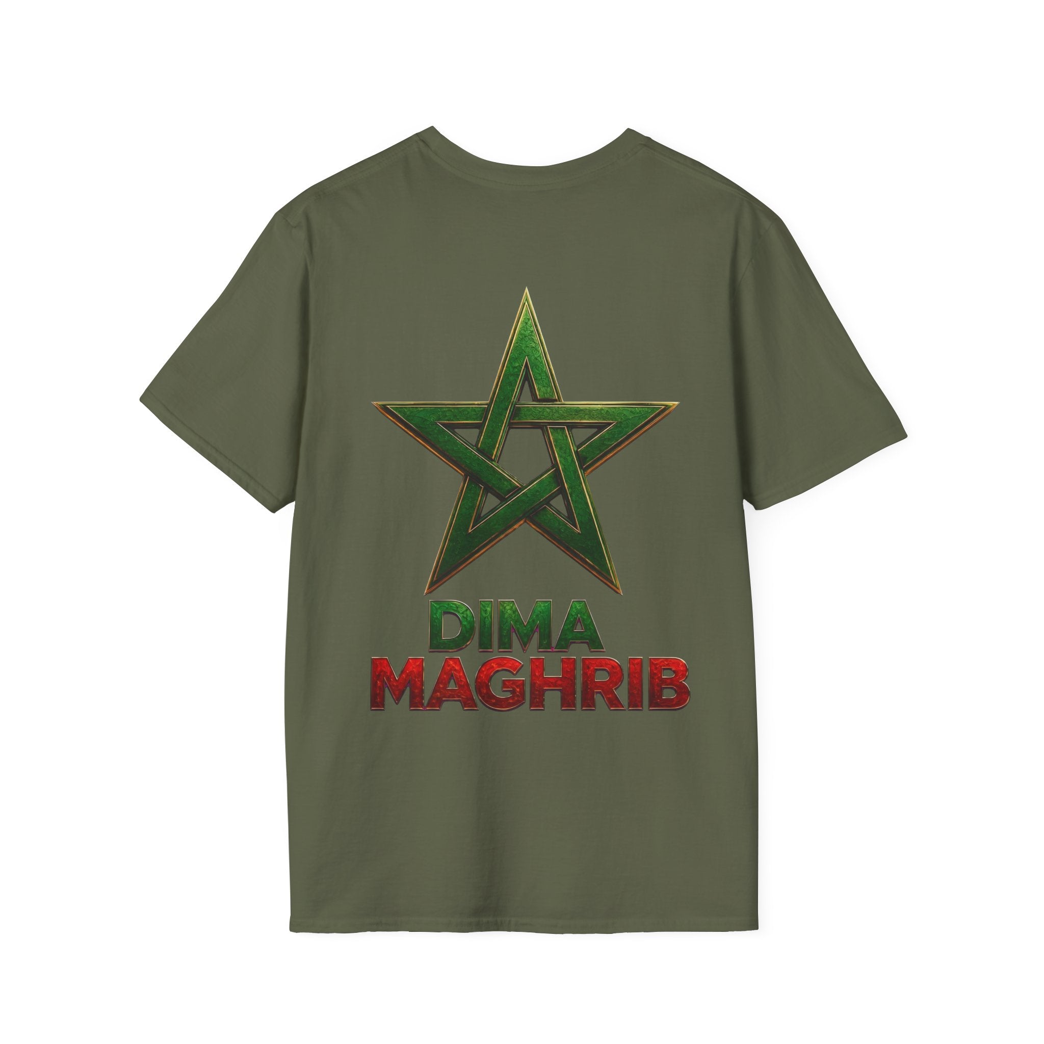 Moroccan Royal Crest Chest Logo T‑Shirt