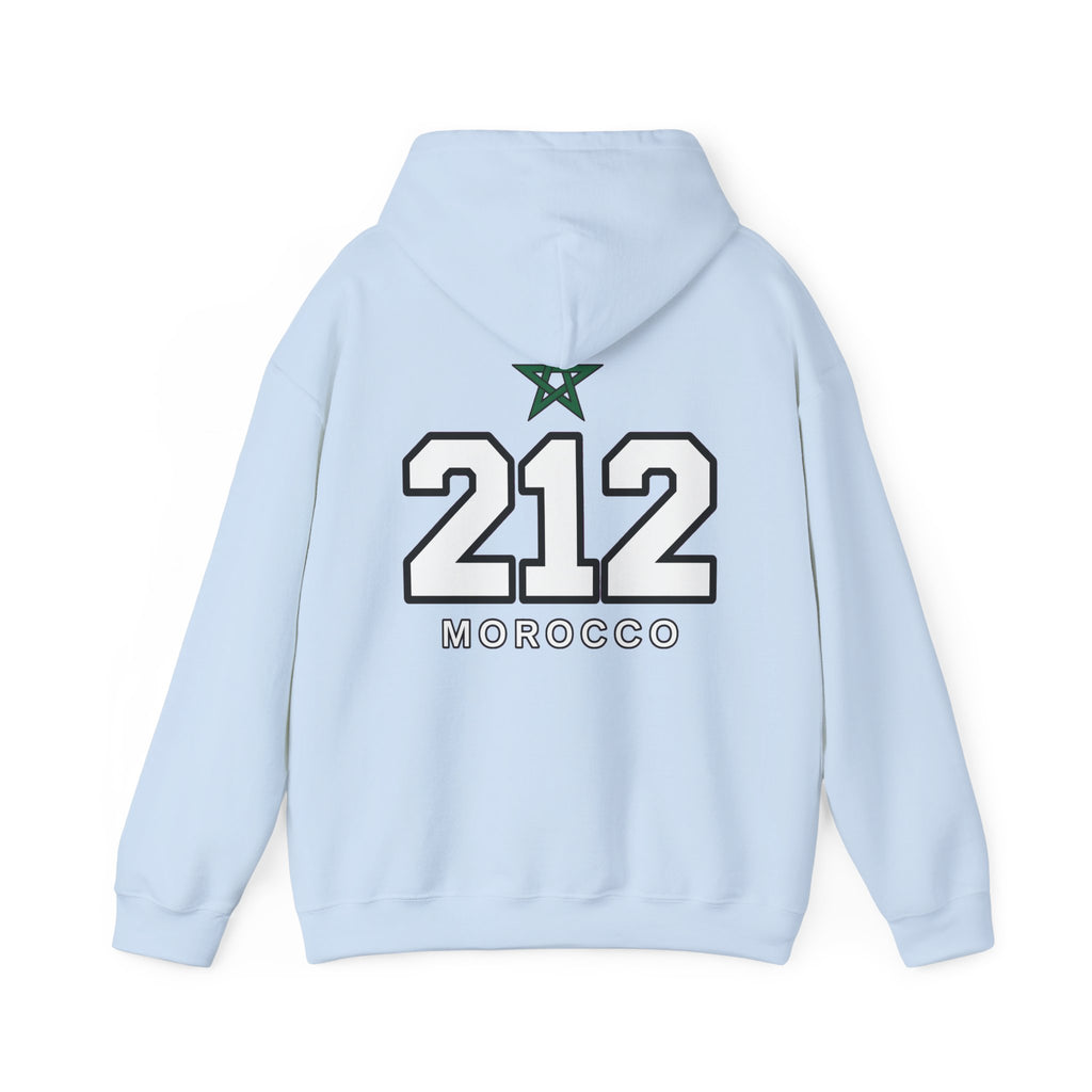 Hoodie Morocco 212 — Sweat à Capuche Vintage Numéro Maroc - LUMÏA