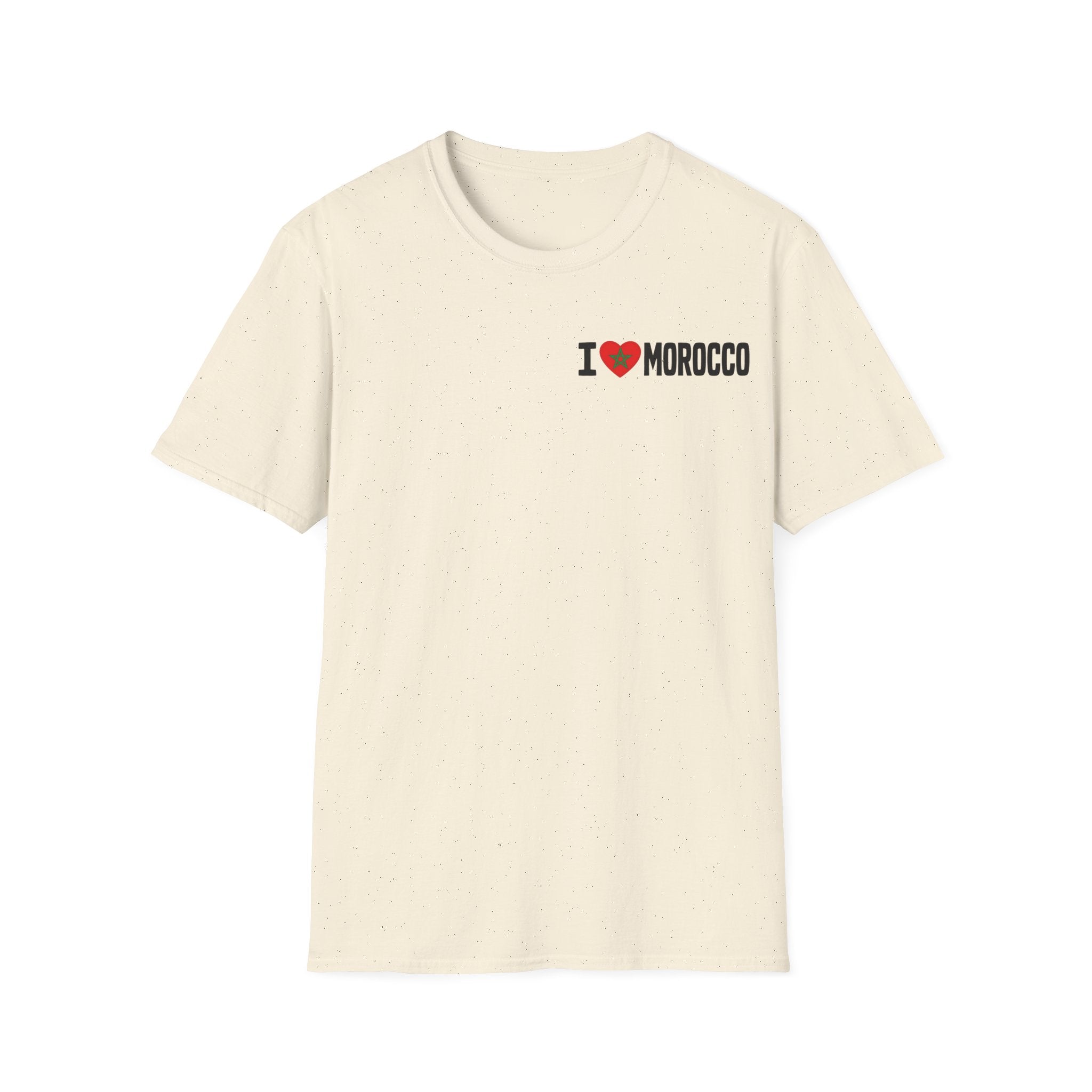 T-Shirt — I  Morocco Minimal Chest Logo Tee