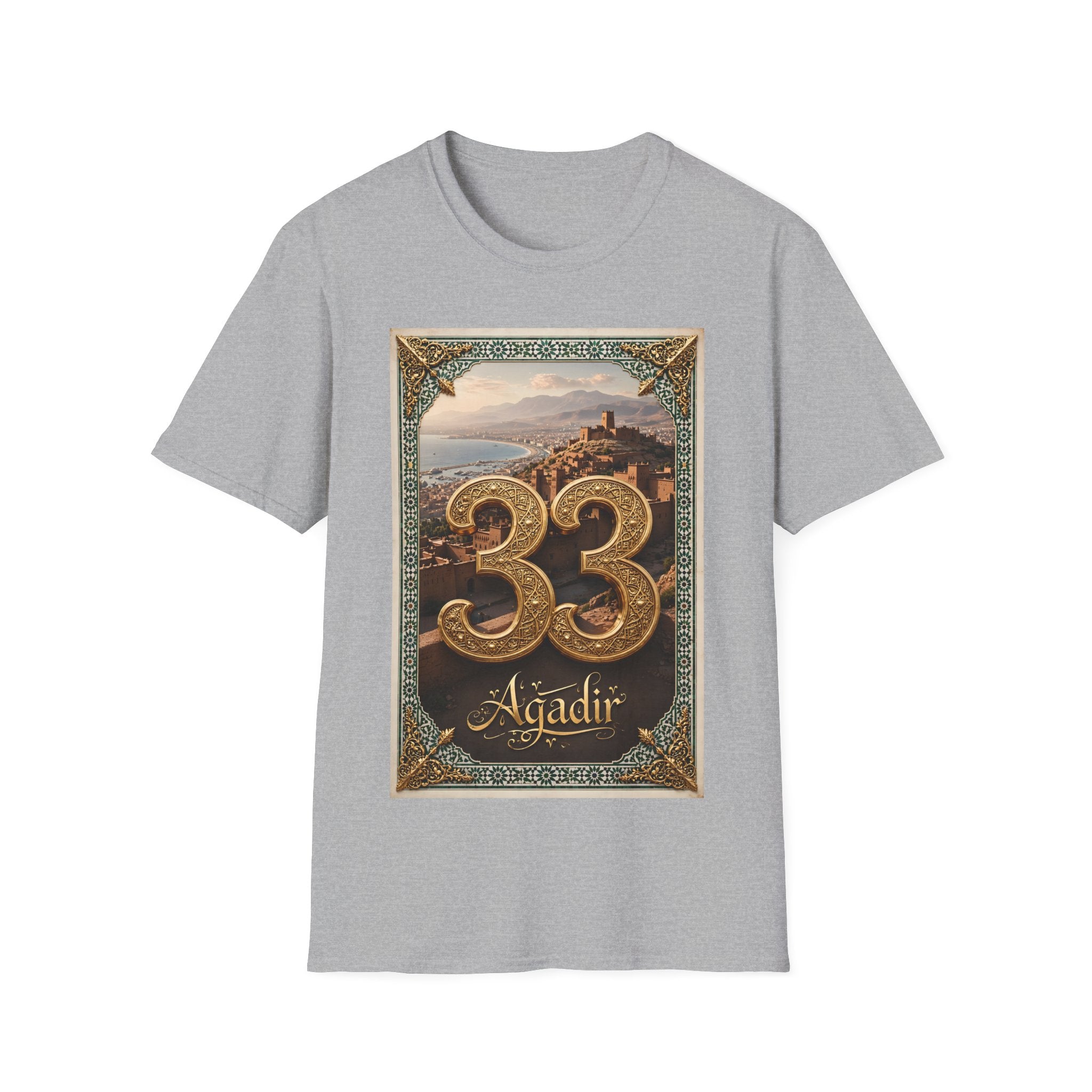 Moroccan Agadir 33 Vintage Poster T-Shirt