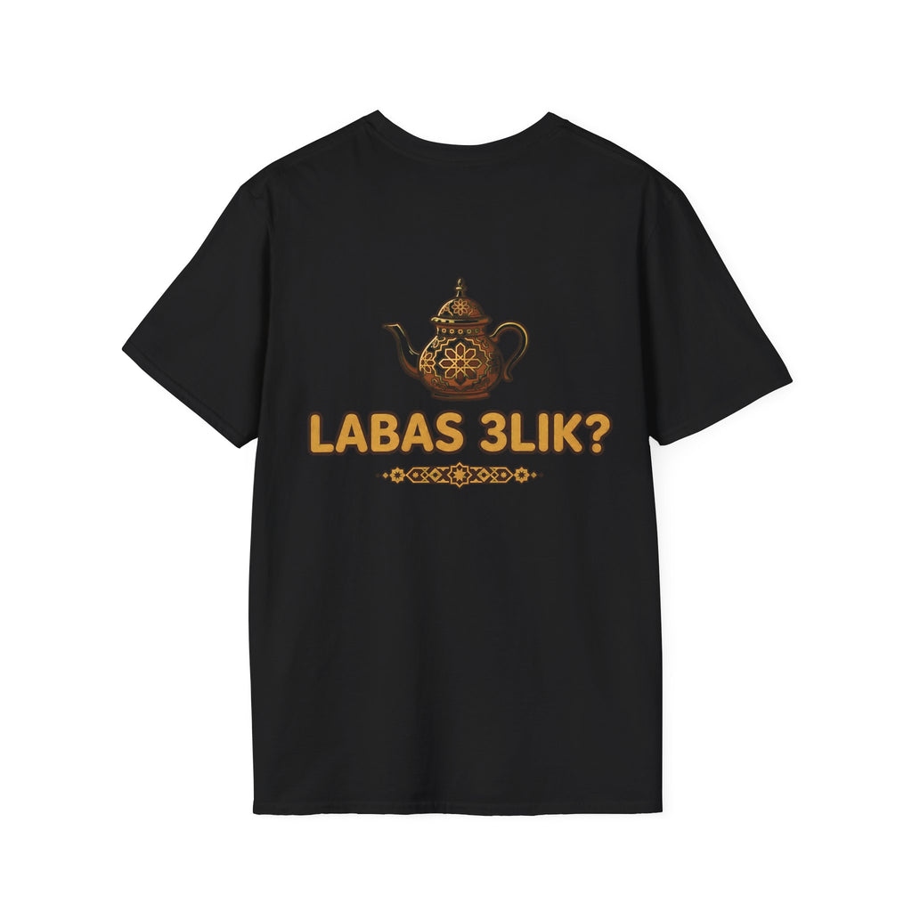 Labas 3lik ? T-Shirt Graphique Théière — Tee Cosy Salutation Lituanienne - LUMÏA