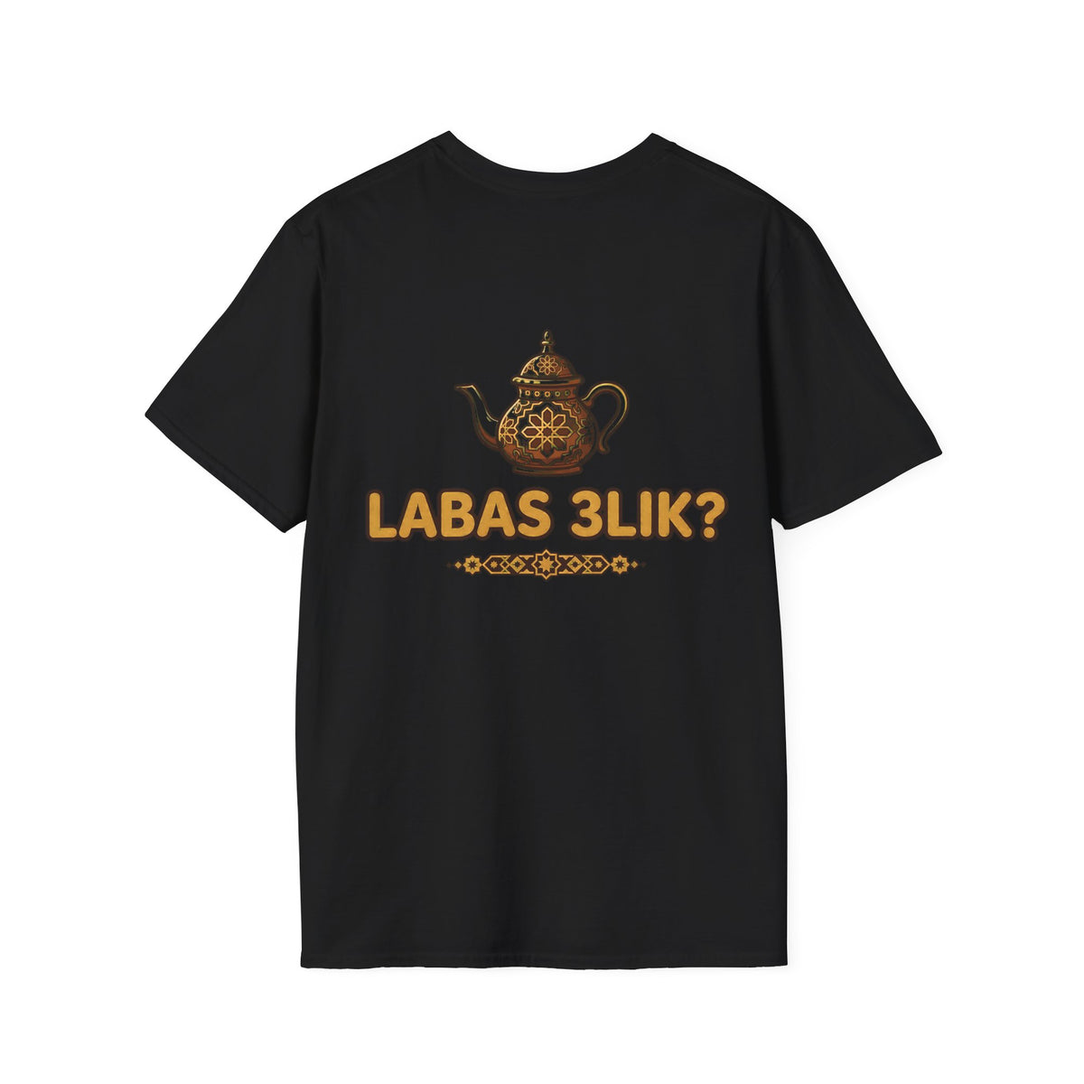 Labas 3lik ? T-Shirt Graphique Théière — Tee Cosy Salutation Lituanienne - LUMÏA