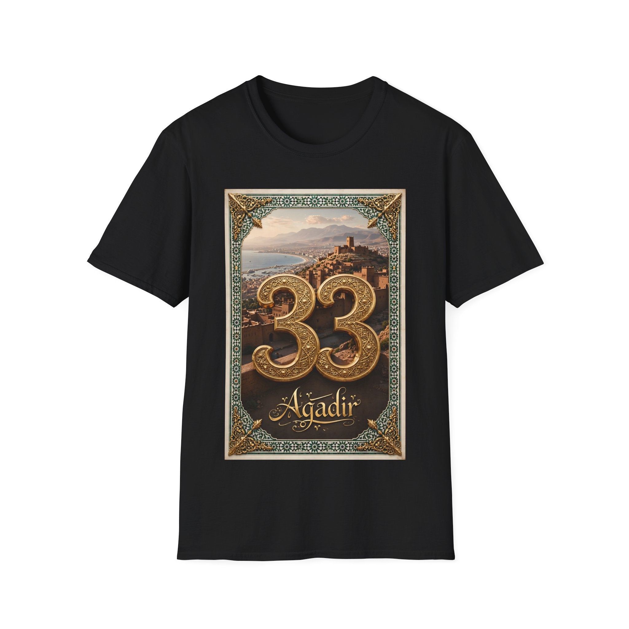 Moroccan Agadir 33 Vintage Poster T-Shirt