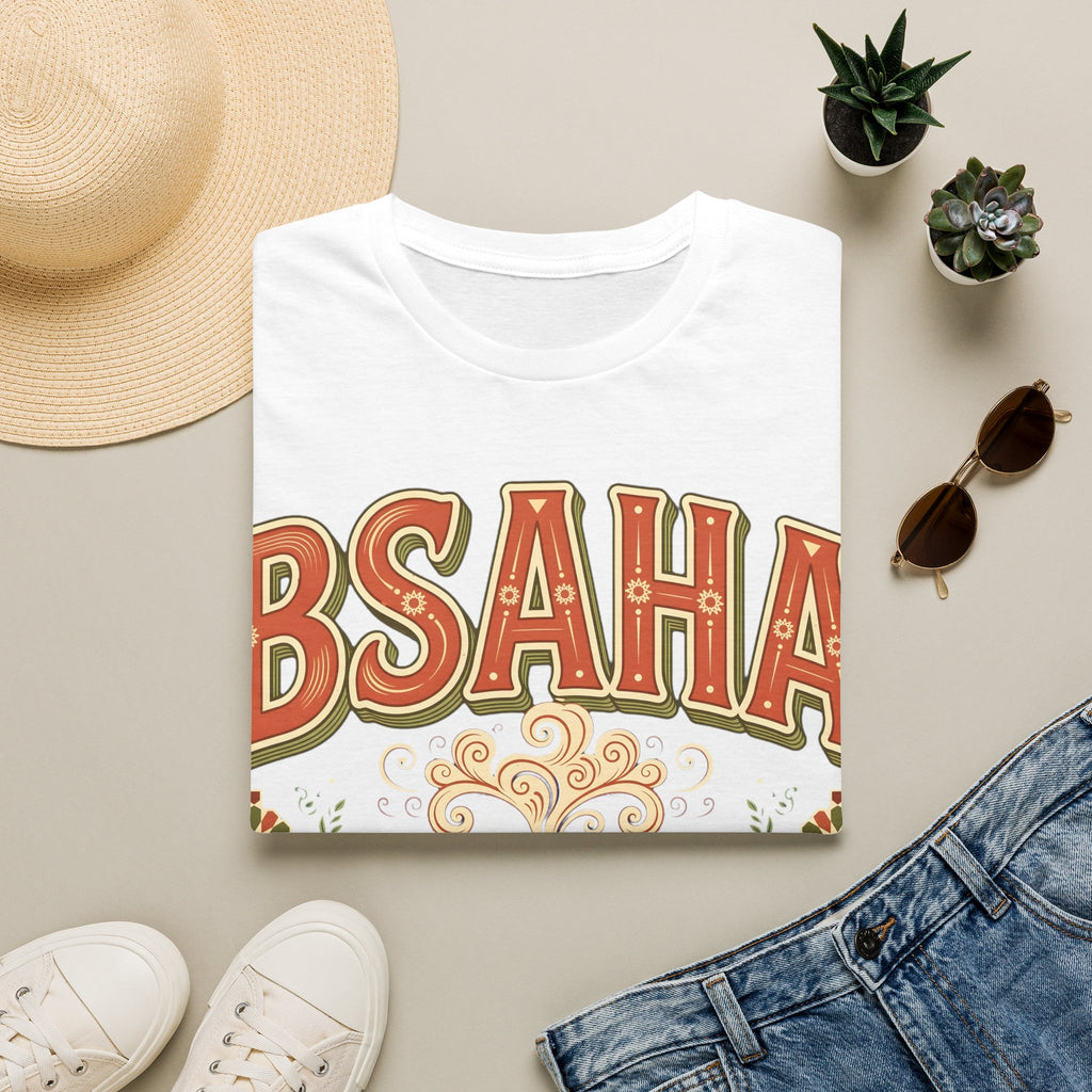 Bsaha Tea Vintage Graphic T‑Shirt — Moroccan Mint Tea Design