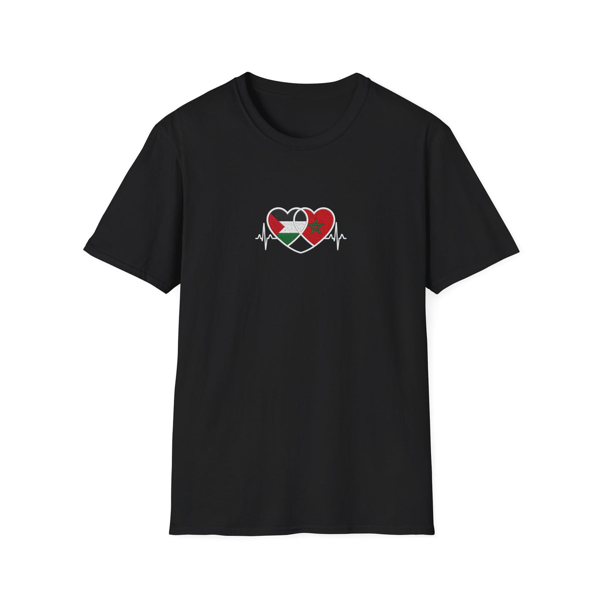 T-shirt Cœurs Maroc Palestine - LUMÏA
