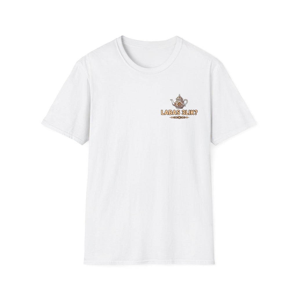 Labas 3lik ? T-Shirt Graphique Théière — Tee Cosy Salutation Lituanienne - LUMÏA