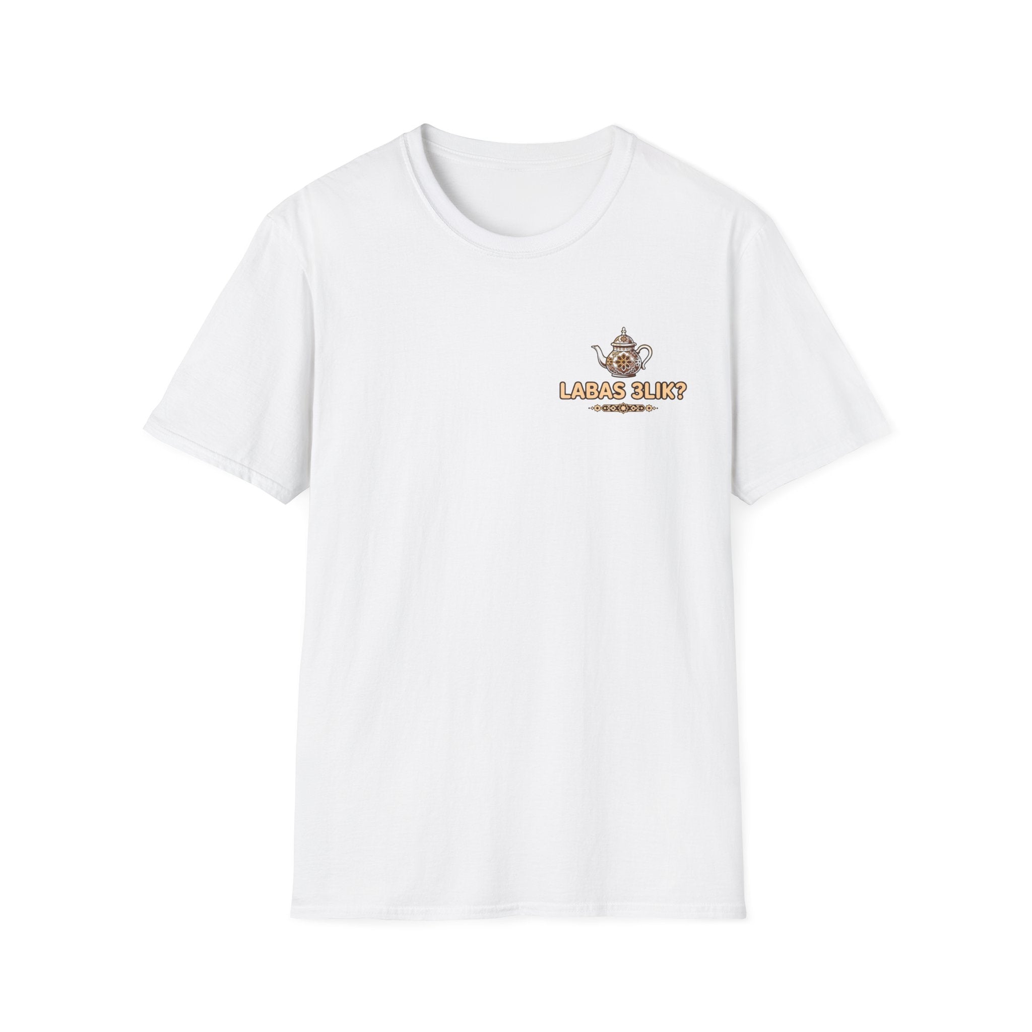 Labas 3lik ? T-Shirt Graphique Théière — Tee Cosy Salutation Lituanienne - LUMÏA