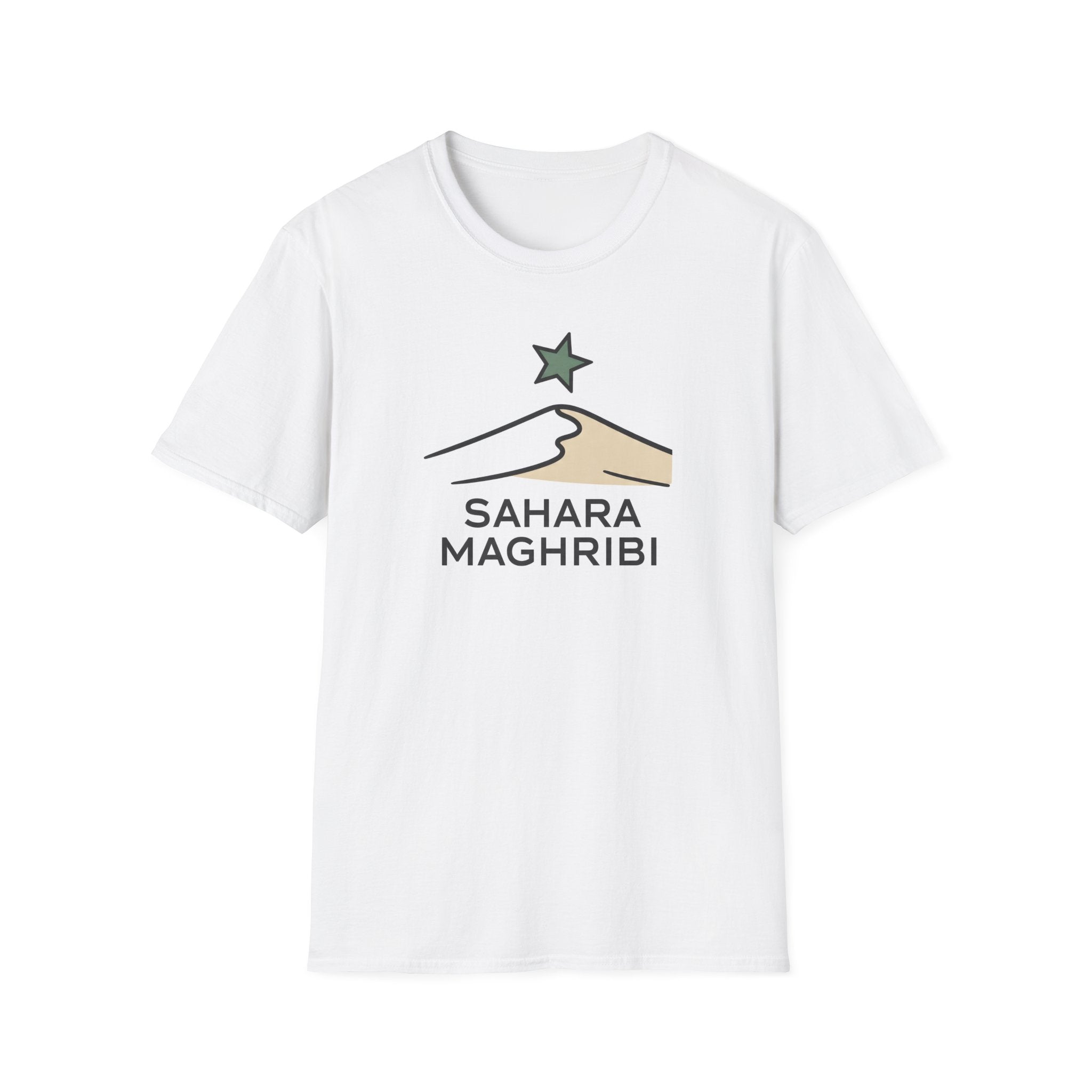 Sahara Maghribi Graphic T‑Shirt — North African Pride Desert Emblem