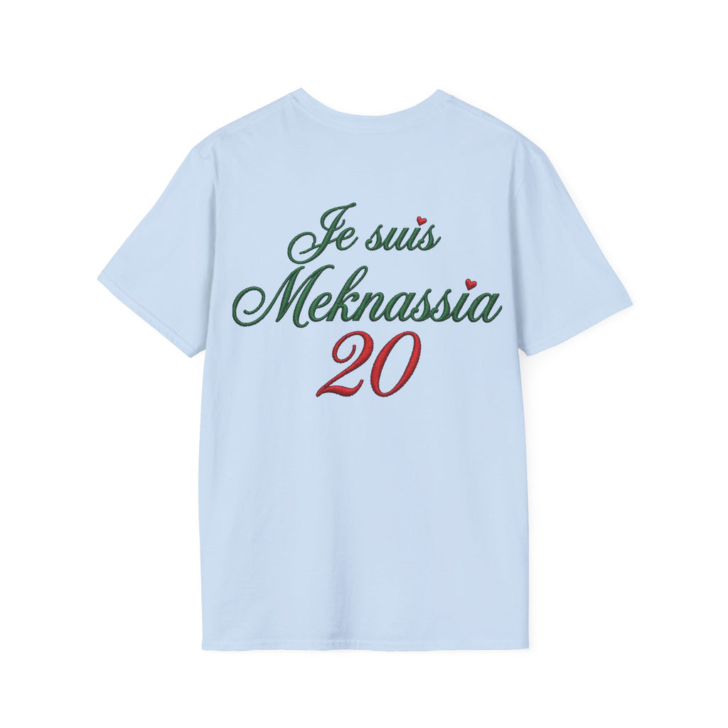 T-Shirt « Je suis Meknassia 20 » — Tee Casual Français-Arabe LUMÏA - LUMÏA
