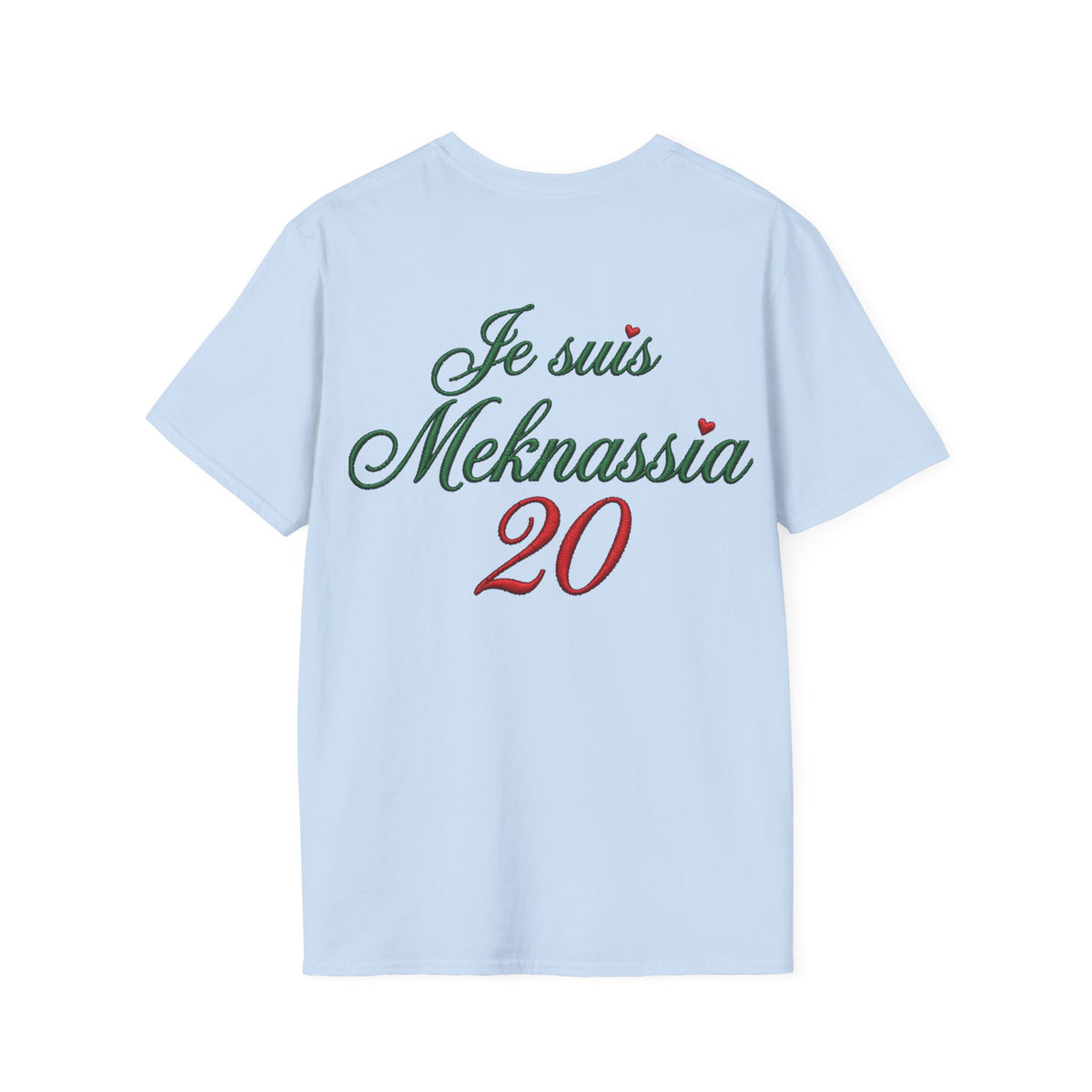T-Shirt « Je suis Meknassia 20 » — Tee Casual Français-Arabe LUMÏA - LUMÏA