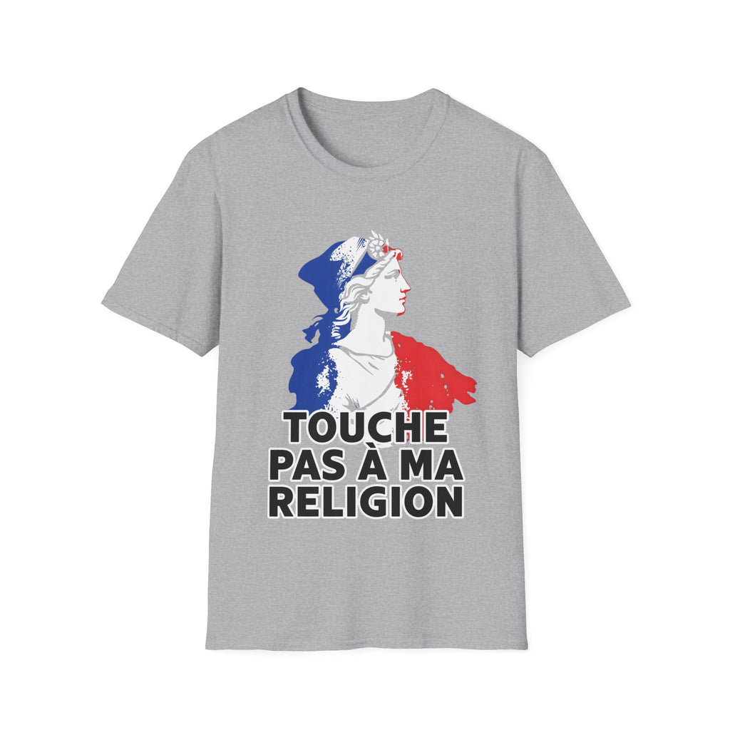 T-shirt graphique — Marianne française « Touche pas à ma religion » - LUMÏA