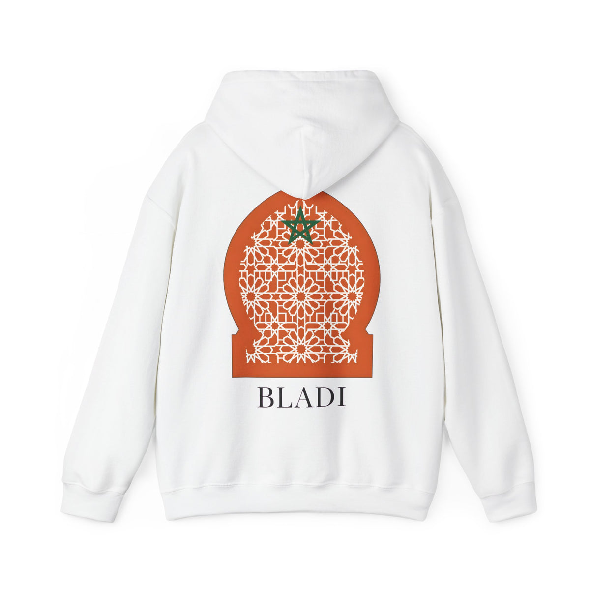 Sweat à capuche Bladi – Étoile et arche aux motifs marocains - LUMÏA