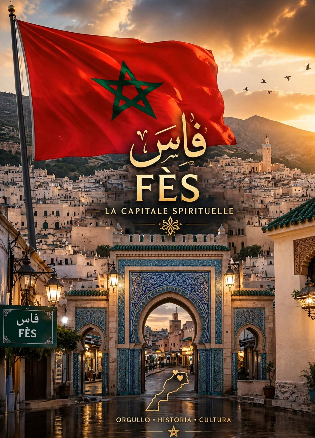 Affiches Villes du Maroc – Art Mural Marocain Premium