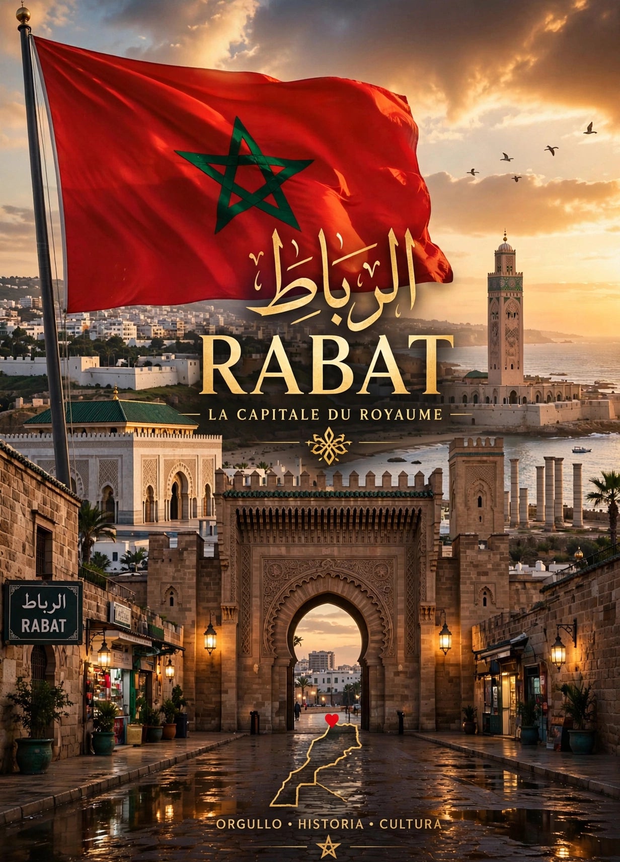 Affiches Villes du Maroc – Art Mural Marocain Premium