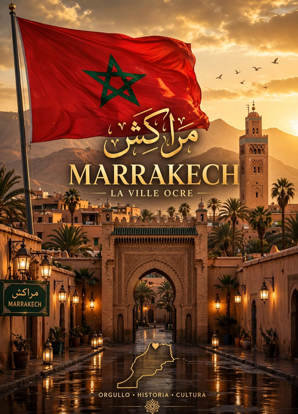 Affiches Villes du Maroc – Art Mural Marocain Premium