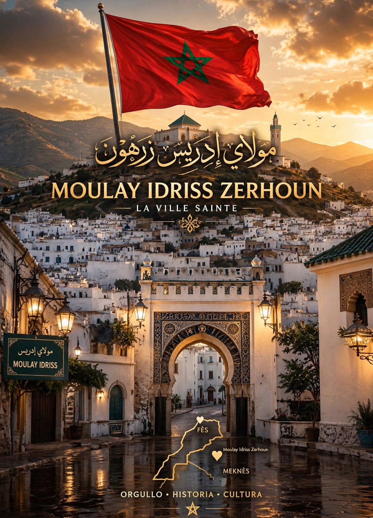 Affiches Villes du Maroc – Art Mural Marocain Premium