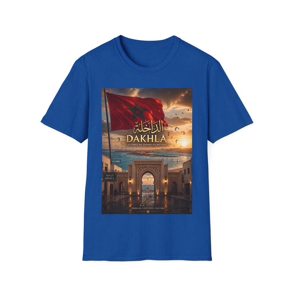 Dakhla Flag T-Shirt — Moroccan Dakhla Scenic Graphic Tee