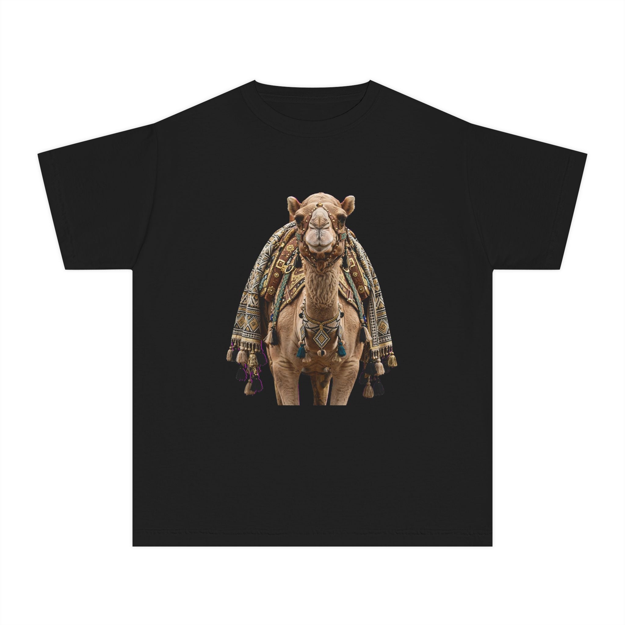 Youth Tee — Cute Camel Graphic Shirt (Boho Desert Vibe)