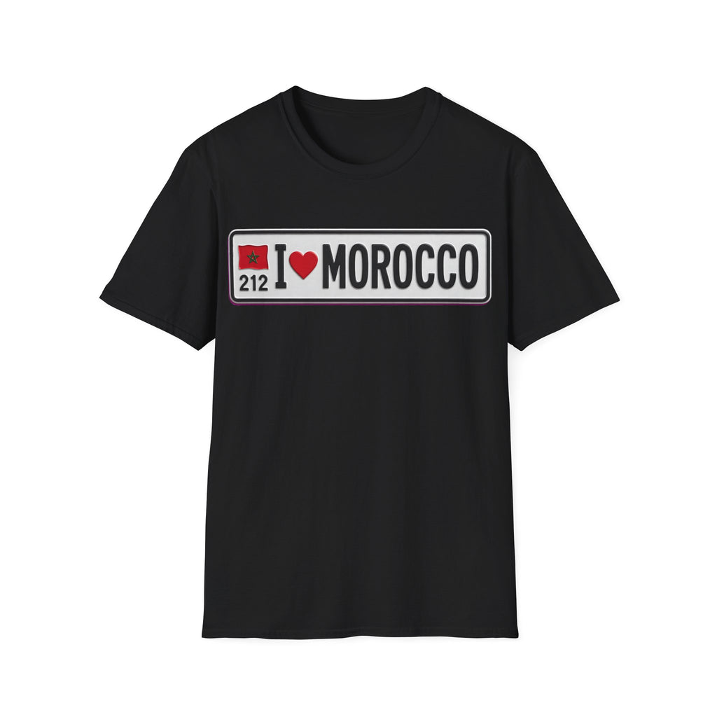 I  Morocco T-Shirt — Passport Plate Travel Tee