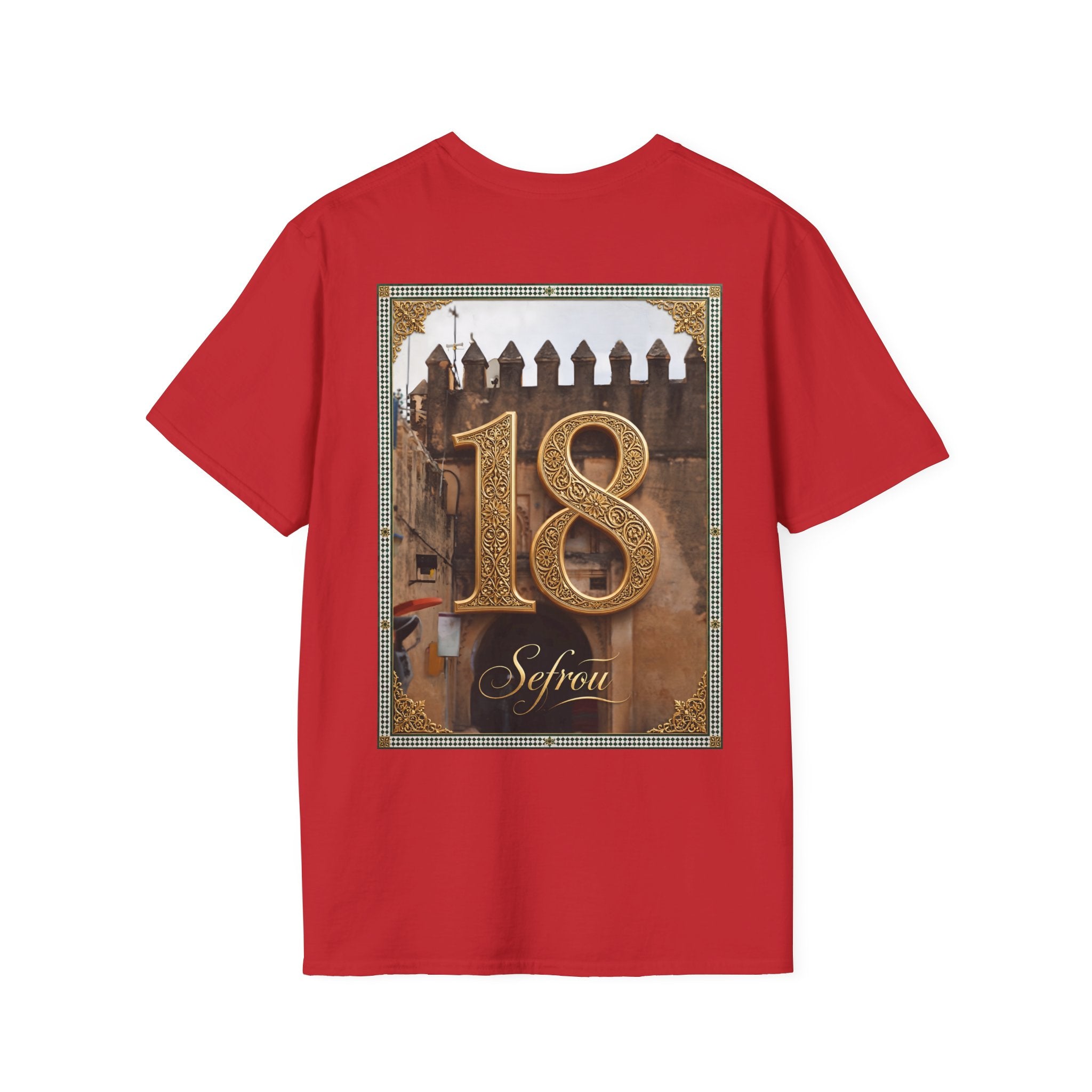 18th Birthday Tee — Elegant Gold Number Birthday T-Shirt - LUMÏA