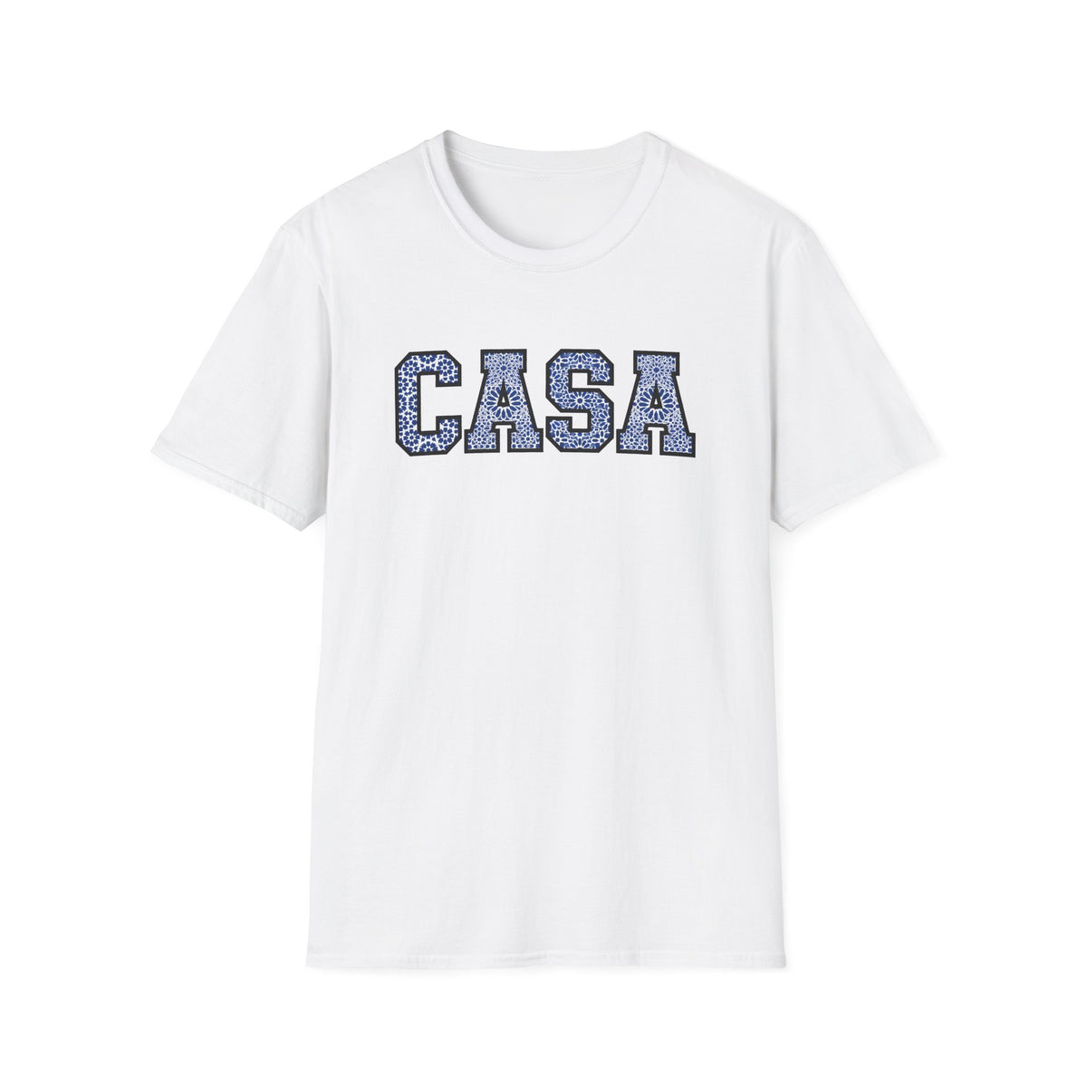 T-shirt graphique Casa Blanca – inspiration bord de mer vintage