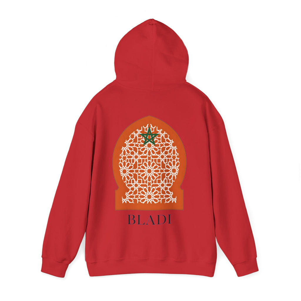 Sweat à capuche Bladi – Étoile et arche aux motifs marocains - LUMÏA