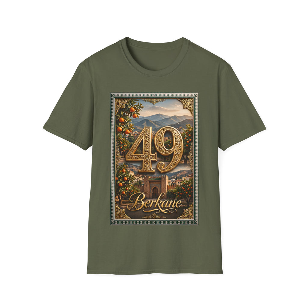 Vintage Floral Number T‑Shirt — Personalized 40/49 Birthday Tee - LUMÏA