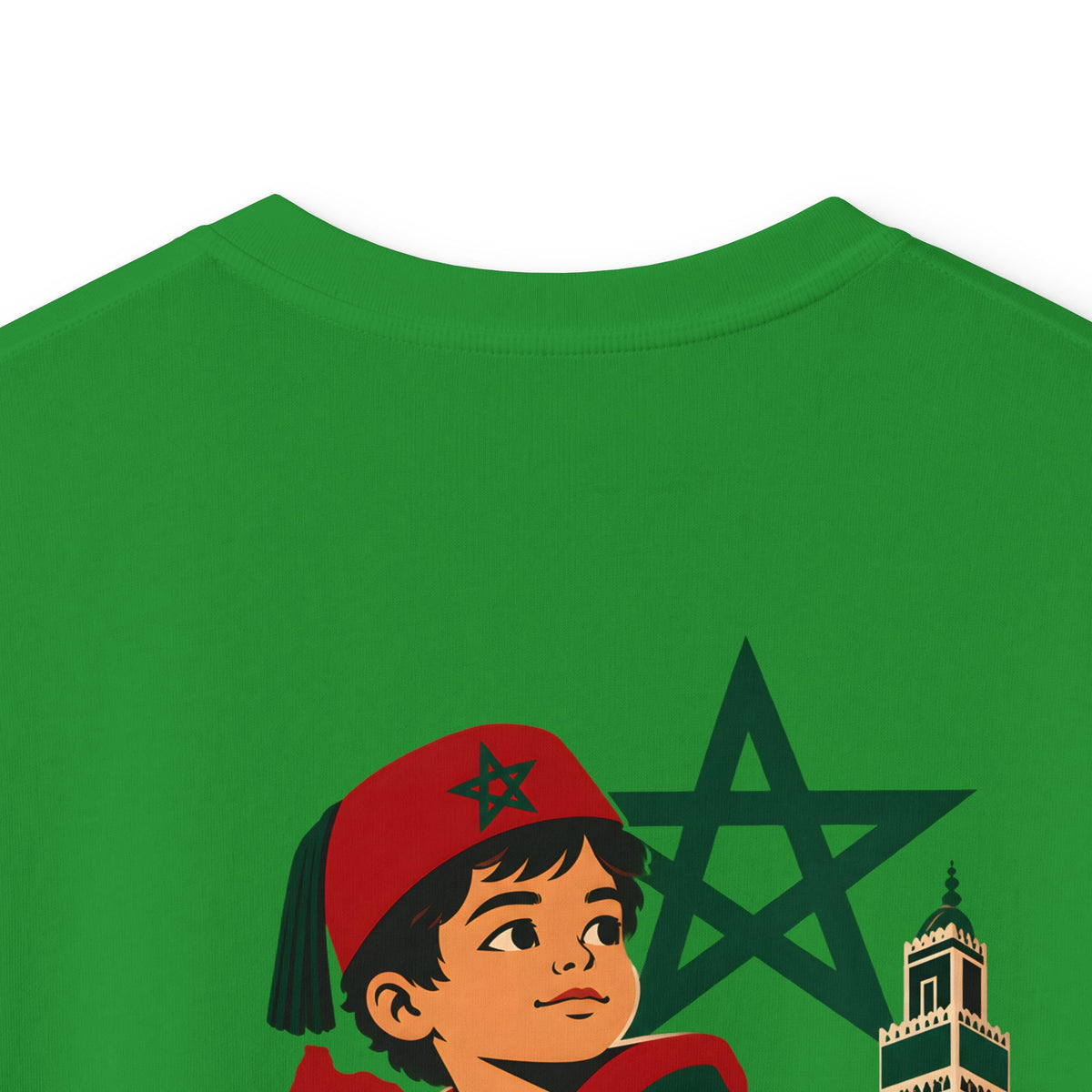 T-shirt enfant marocain — Illustration Casablanca 212