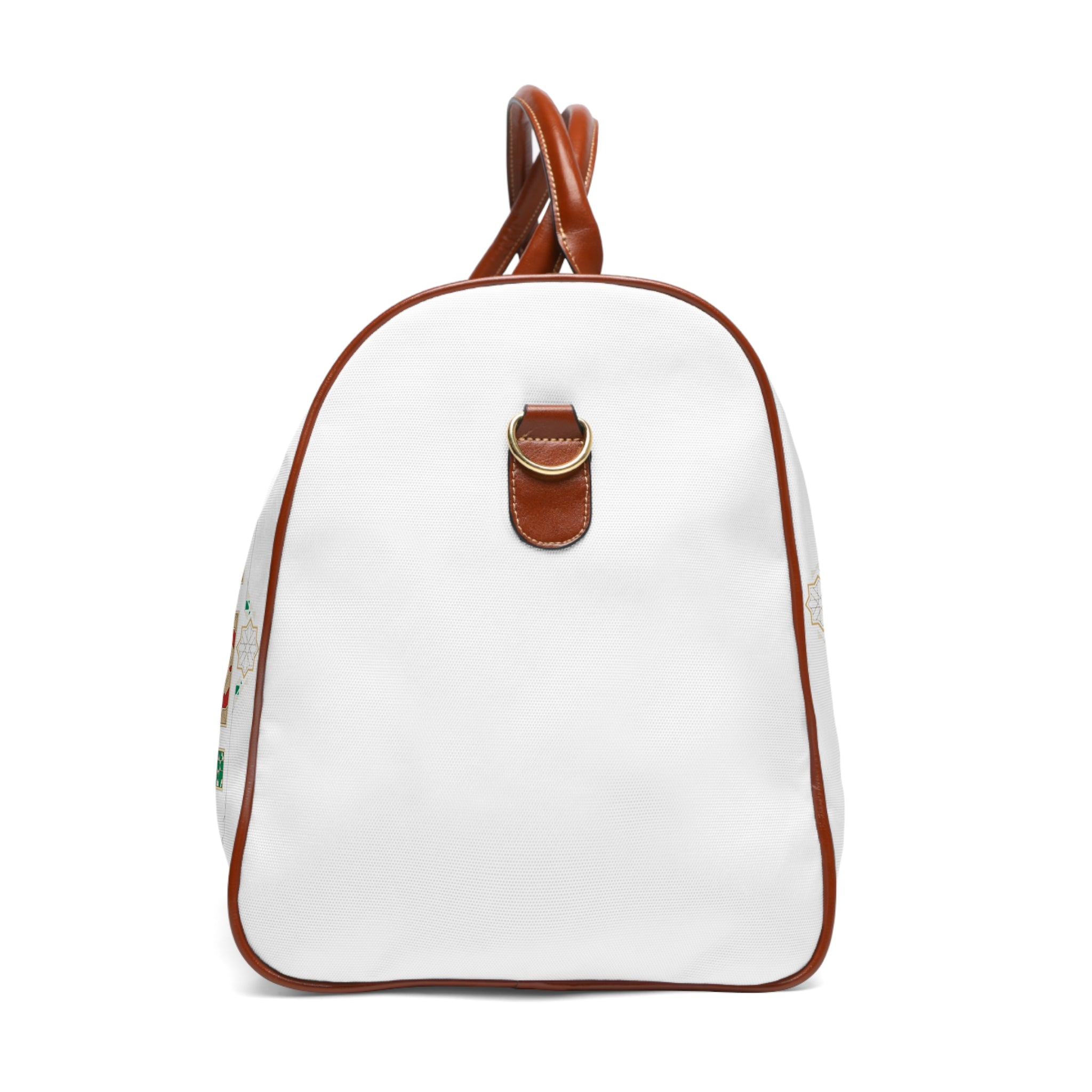 Waterproof Travel Bag - Floral 'Mei Mok' Pattern Duffle for Holiday Getaways