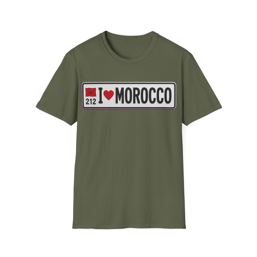 I  Morocco T-Shirt — Passport Plate Travel Tee