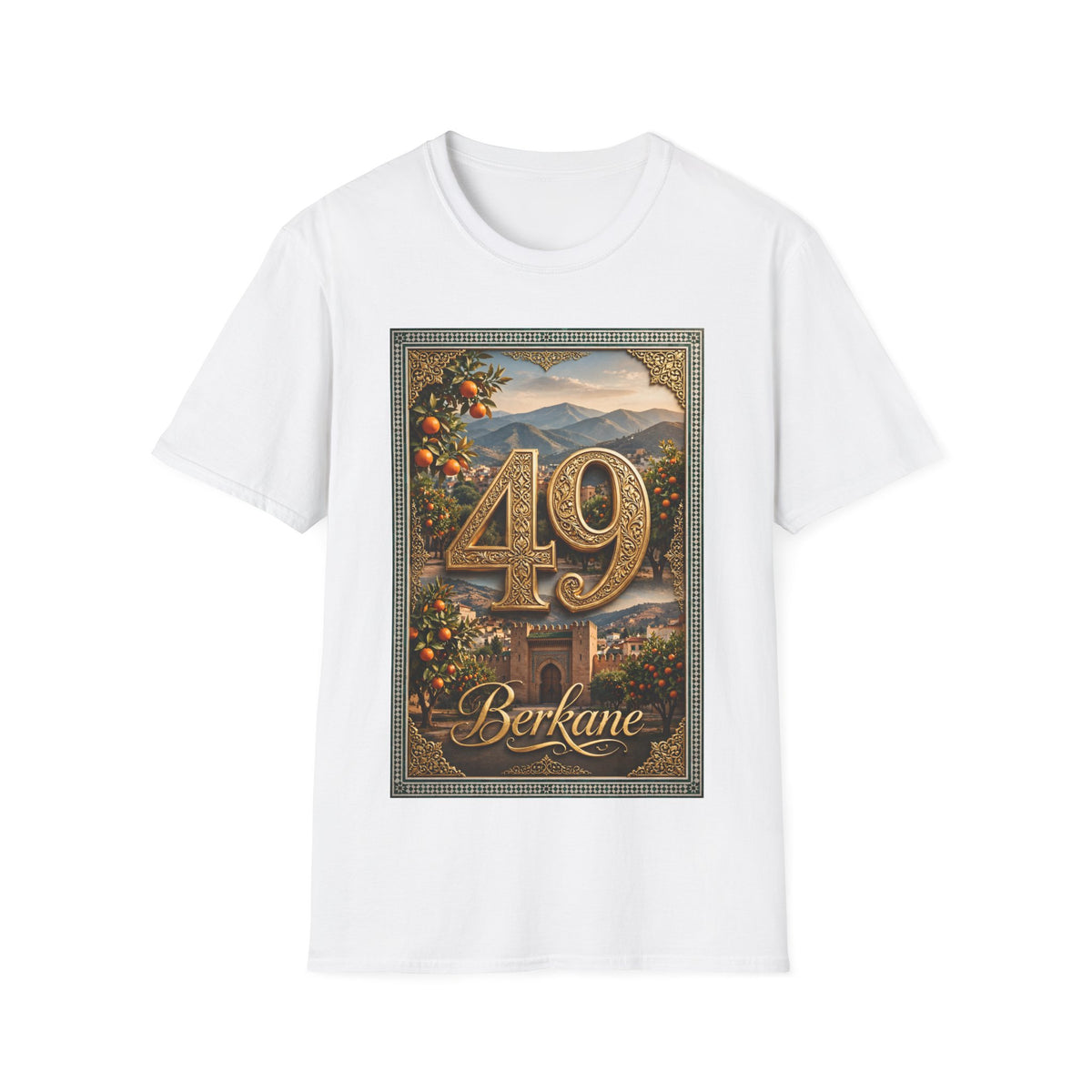 Vintage Floral Number T‑Shirt — Personalized 40/49 Birthday Tee - LUMÏA