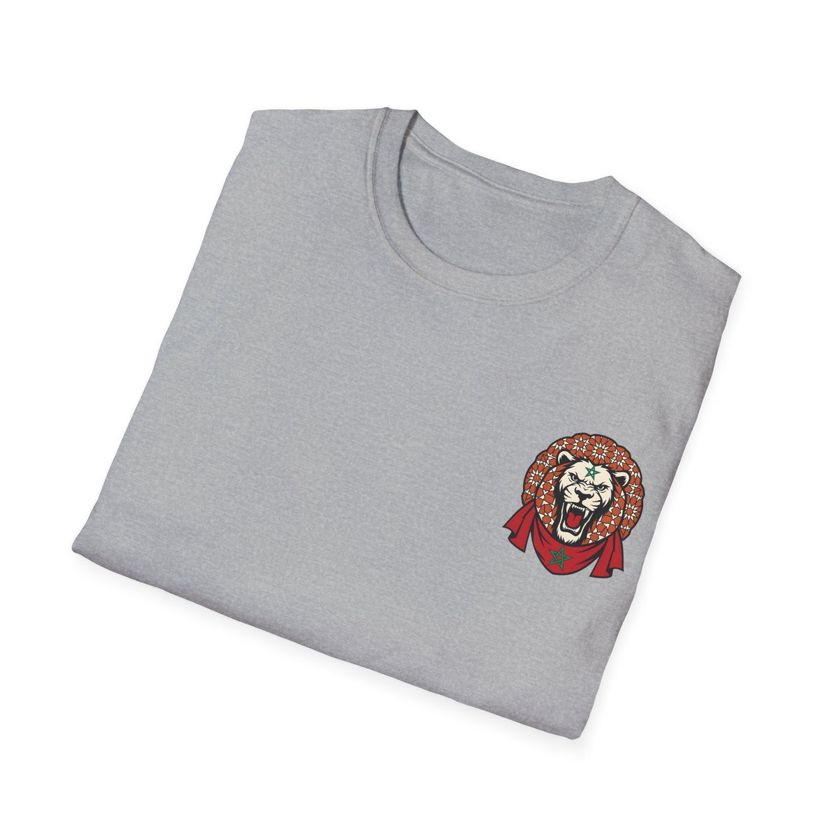 T-shirt Lion du Maroc, mosaïque et force - LUMÏA
