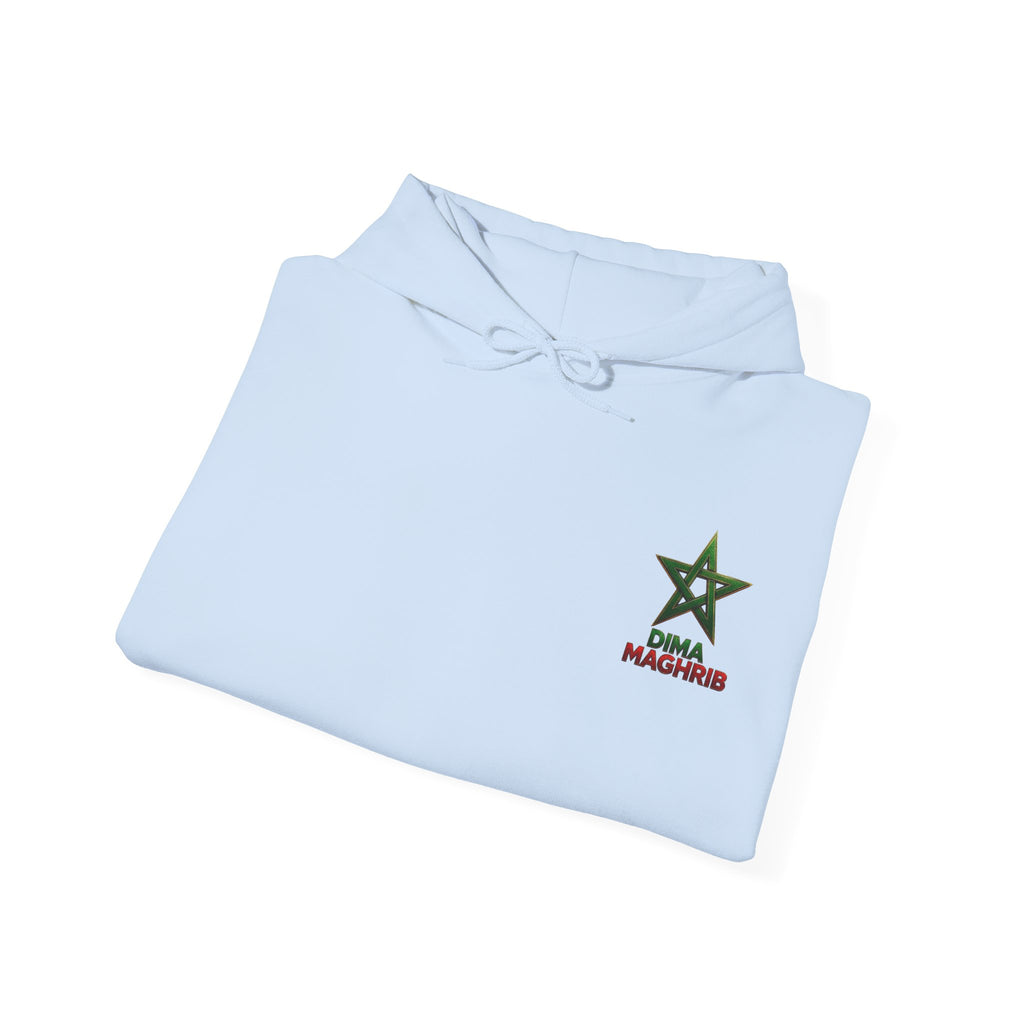 Dima Maghrib Star Hoodie – Moroccan Pride Graphic Pullover - LUMÏA