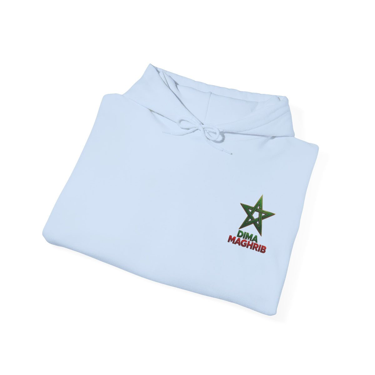 Dima Maghrib Star Hoodie – Moroccan Pride Graphic Pullover - LUMÏA