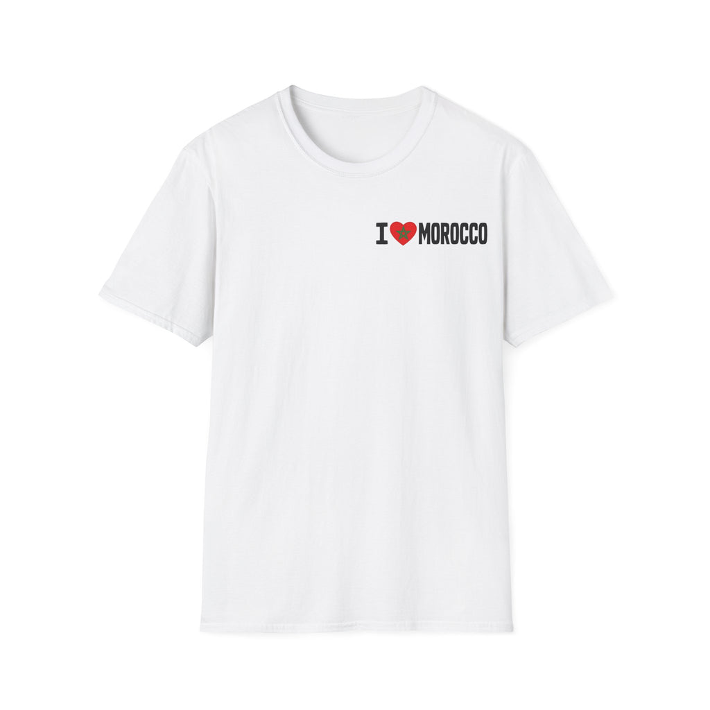 T-Shirt — I  Morocco Minimal Chest Logo Tee