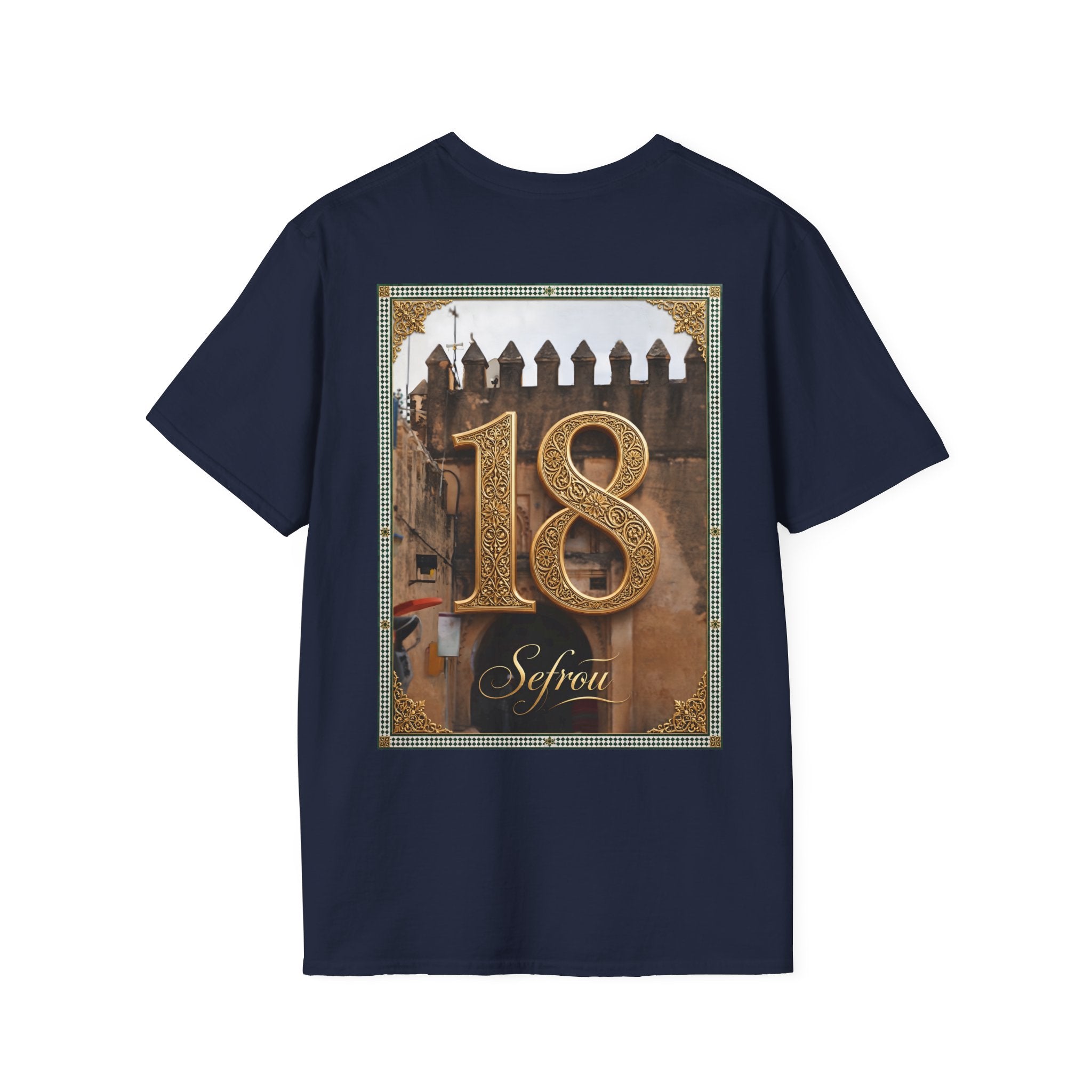 18th Birthday Tee — Elegant Gold Number Birthday T-Shirt - LUMÏA