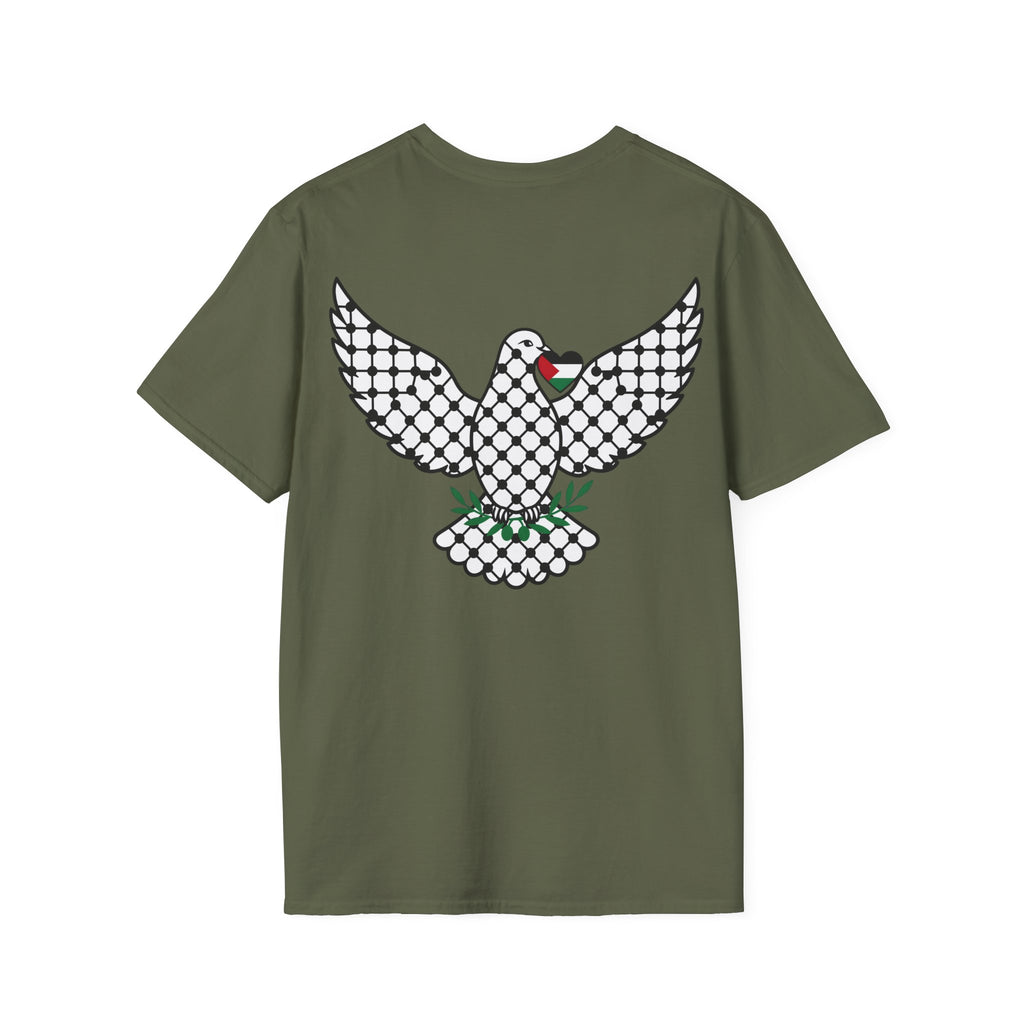 T-shirt Colombe de paix, motif graphique - LUMÏA