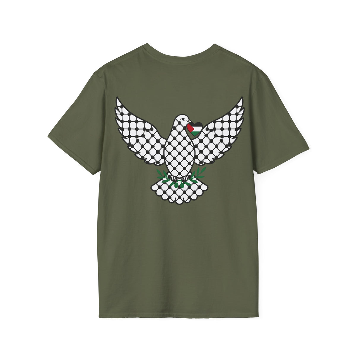 T-shirt Colombe de paix, motif graphique - LUMÏA