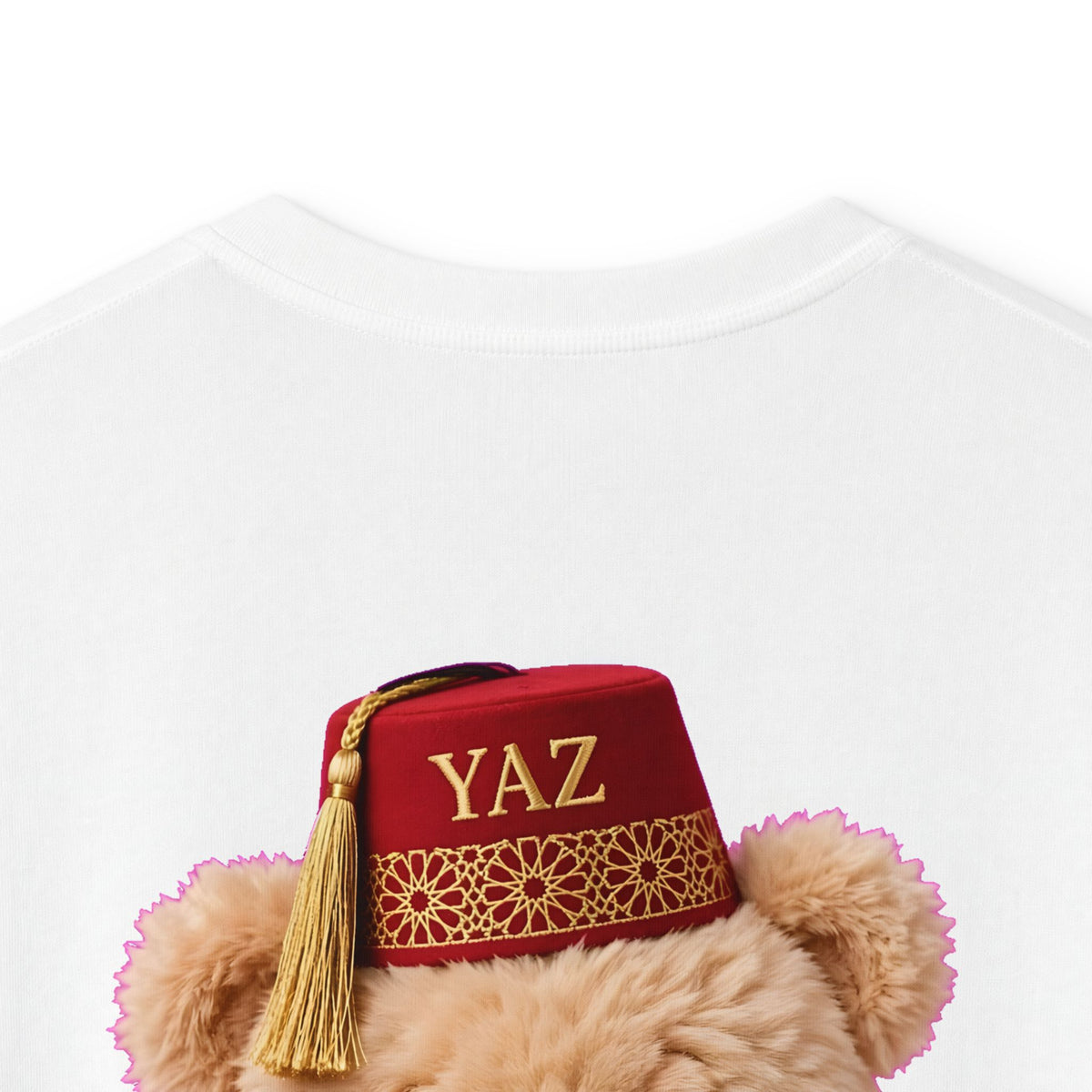 T-shirt enfant ours au fez marocain