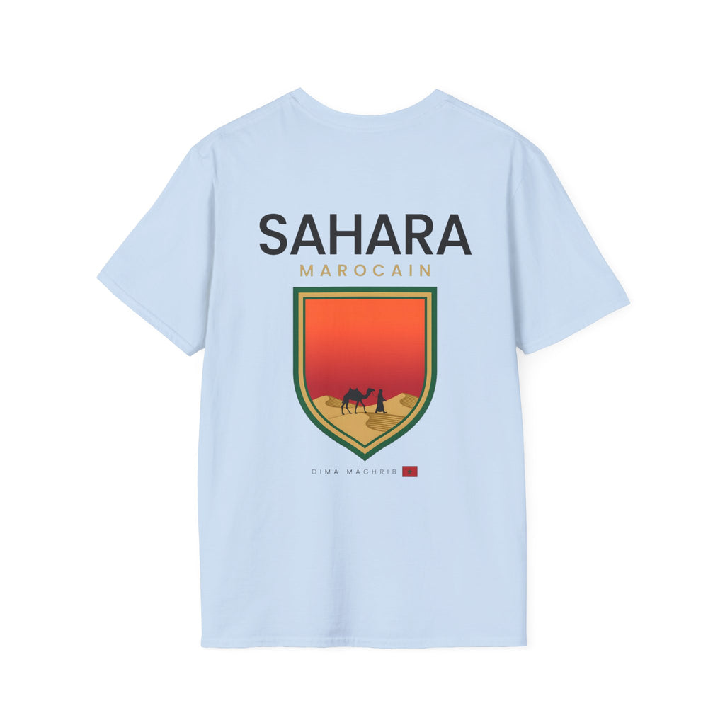 Sahara Sunset T-Shirt — Desert Shield Graphic Tee - LUMÏA