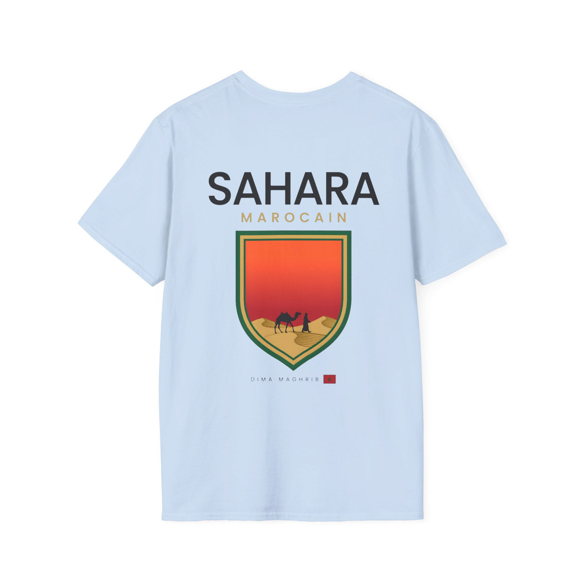 Sahara Sunset T-Shirt — Desert Shield Graphic Tee - LUMÏA