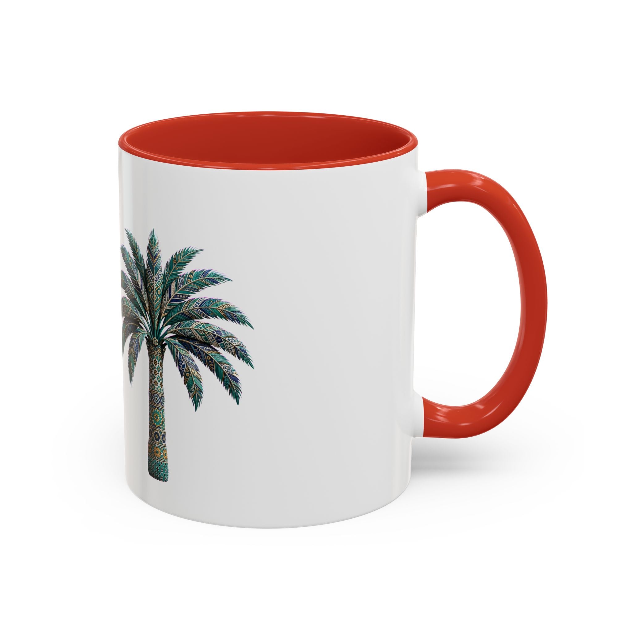 Boho Camel & Palm Accent Coffee Mug – 11/15oz Rustic Desert Travel Tea Cup