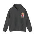 Teddy Bear Hoodie — Cute Crowned Bear Holding Heart Pullover - LUMÏA