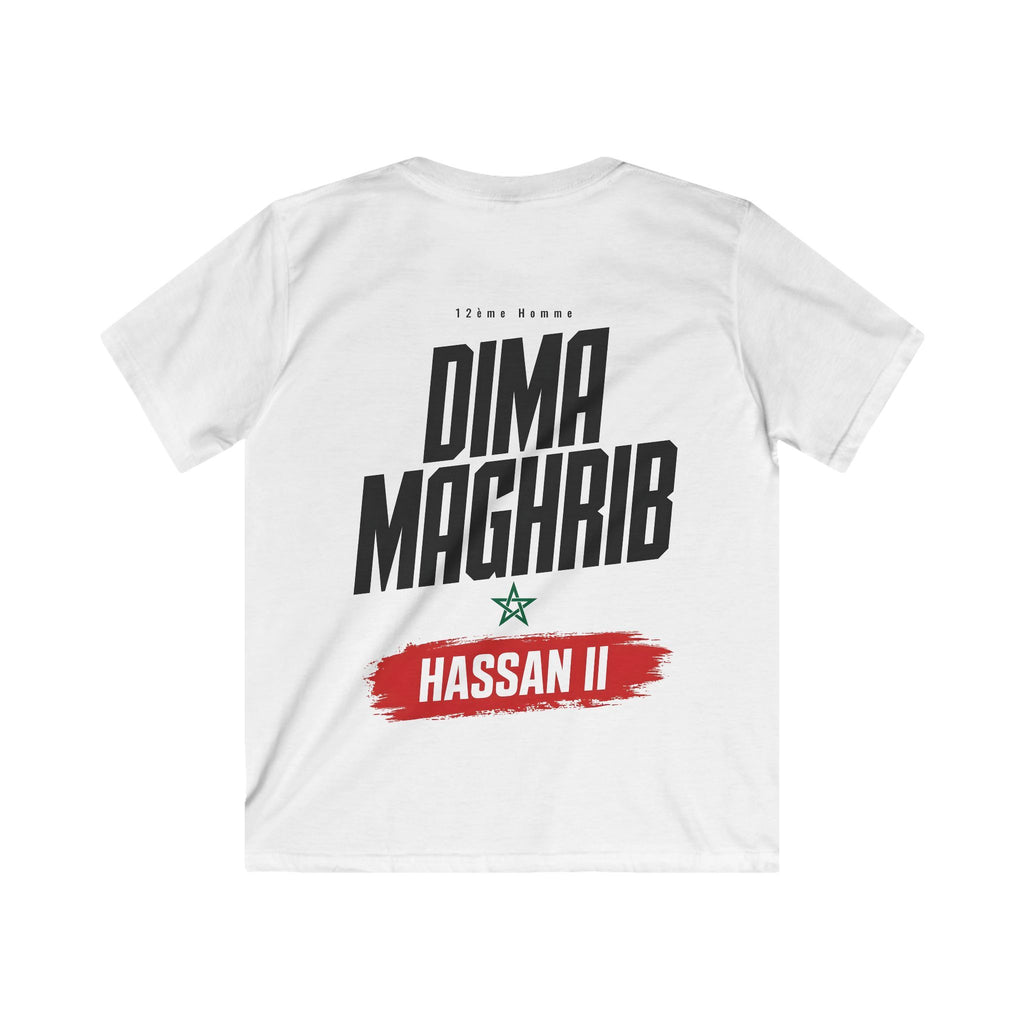 Kids Tee — "Bzzaf 3la Mok L'Maghrib / Dima Maghrib" Moroccan Pride Shirt