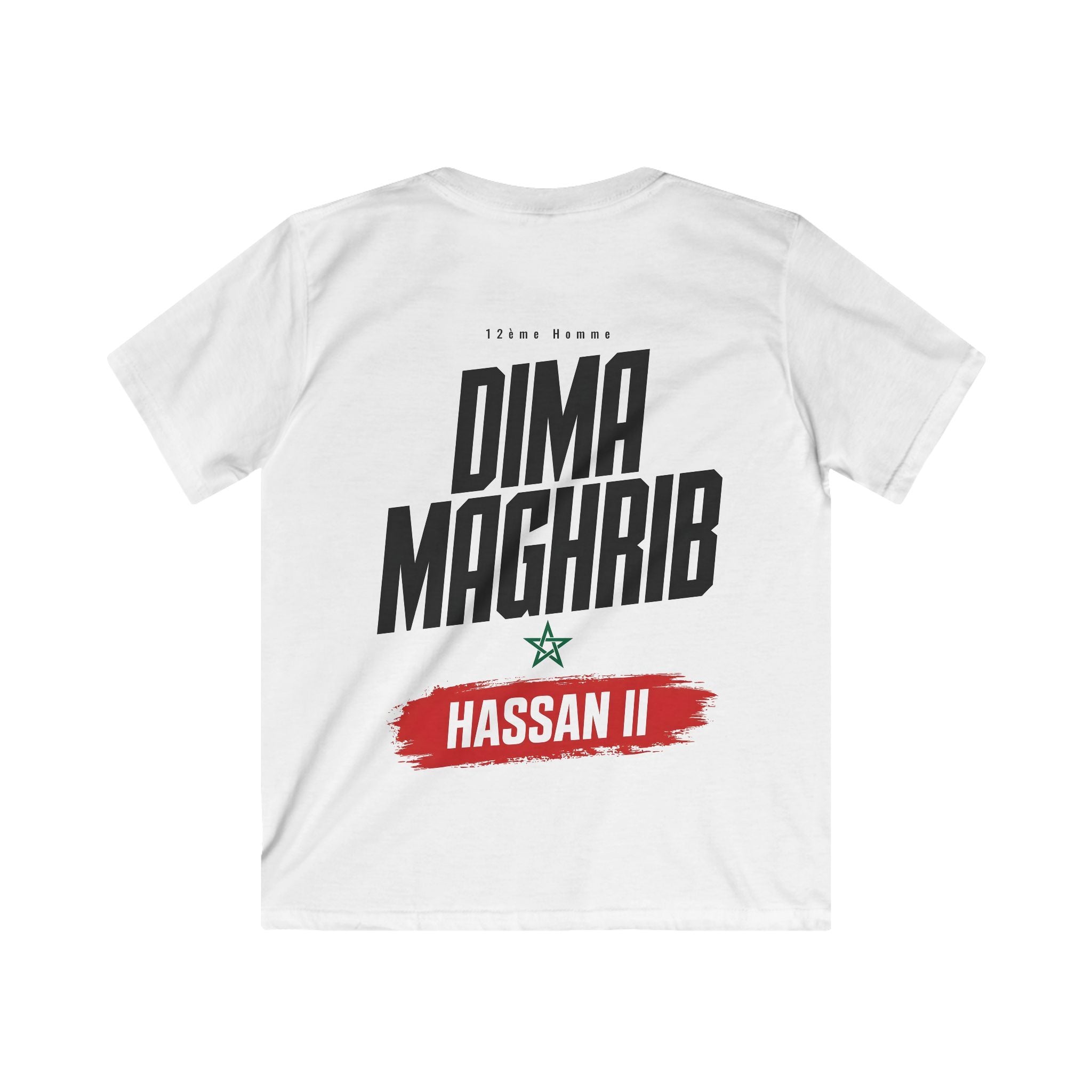 Kids Tee — "Bzzaf 3la Mok L'Maghrib / Dima Maghrib" Moroccan Pride Shirt