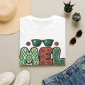 Mel Mosaic Floral Graphic T‑Shirt — Retro Sunglasses Hippie Vibe